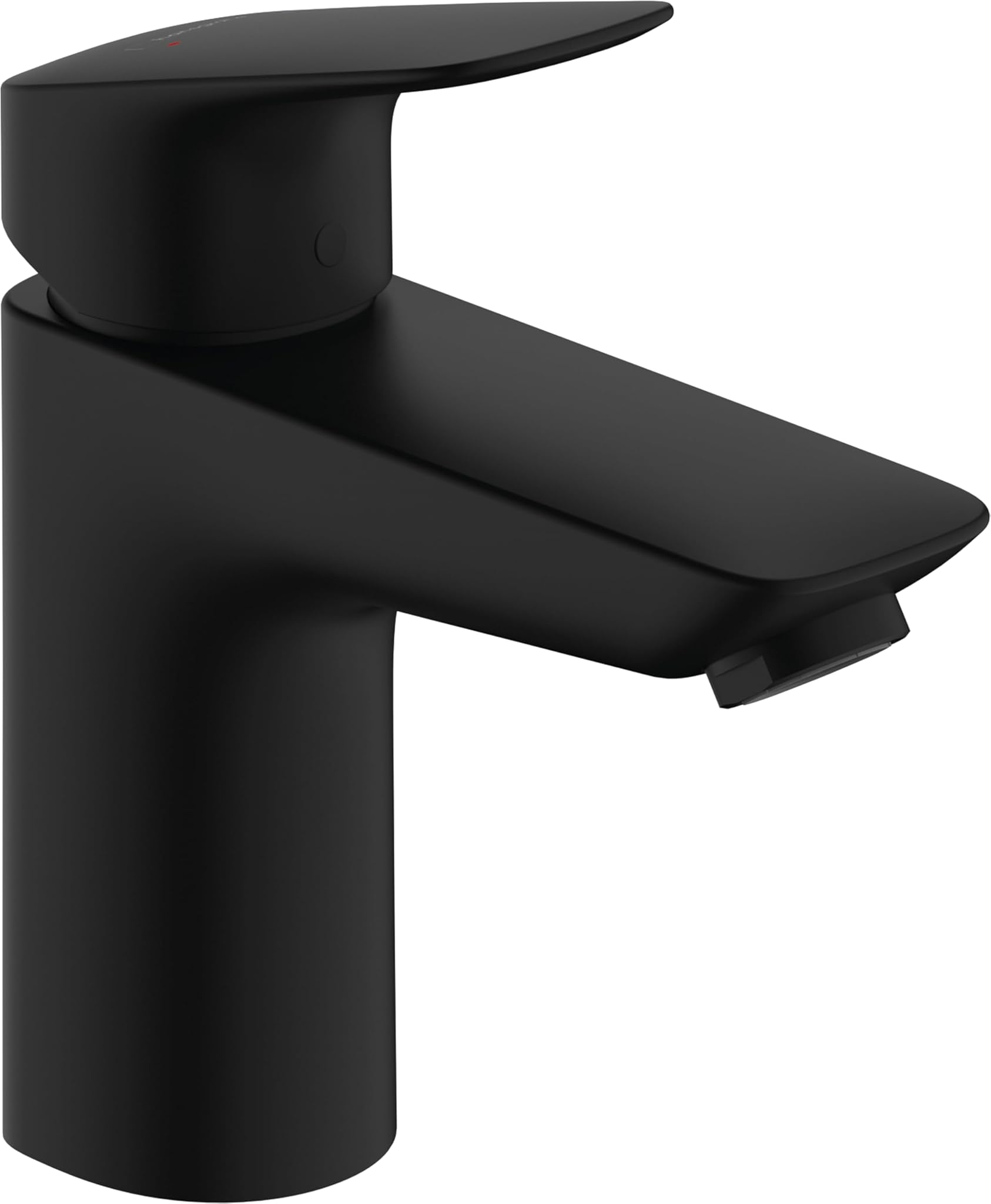 Hansgrohe Logis - Rubinetto Lavabo EcoSmart 93mm, Nero Opaco