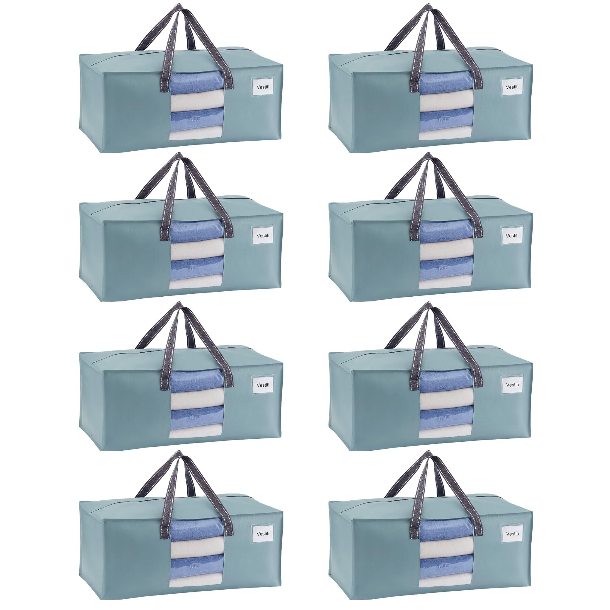 Veno Borse da Trasloco Grandi 87L (8 pz), Azzurro