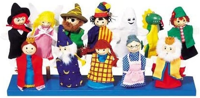 Goki Burattini da dita, 12 pezzi - immagine 1