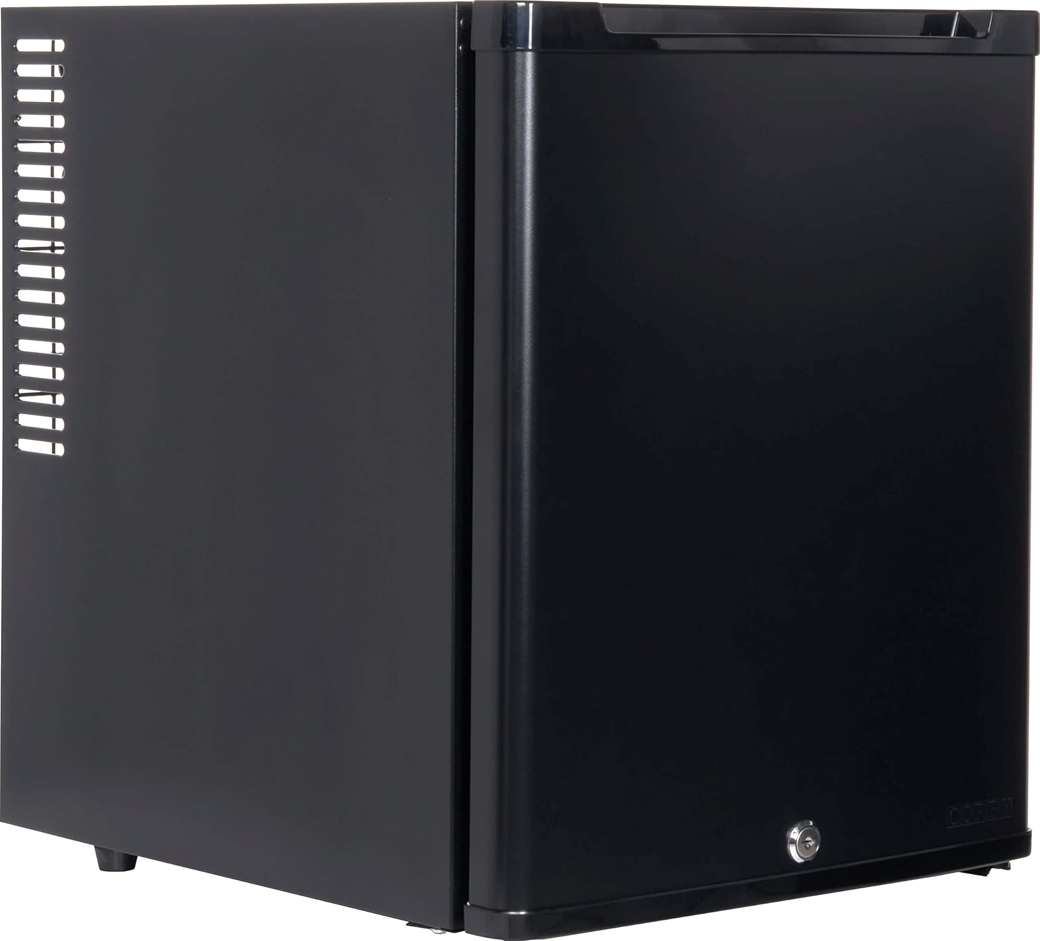 Corby Eton 35L Minibar chiudibile a chiave, colore nero, spina europea