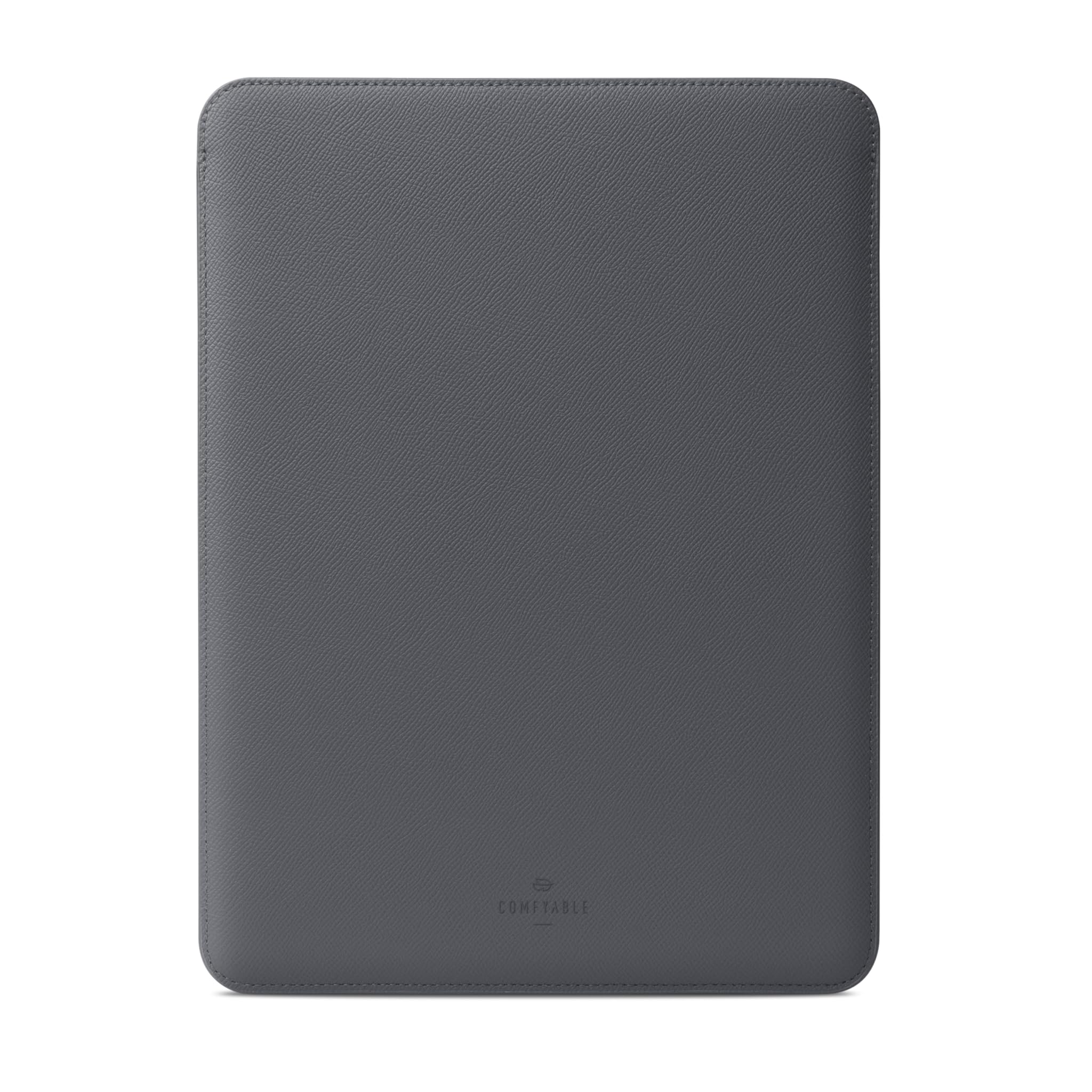 Comfyable Custodia per laptop da 13 pollici, compatibile con MacBook Air M4 2025-2018 e MacBook Pro M2 2022 M1 2020-2016, custodia in vera pelle, grigio scuro