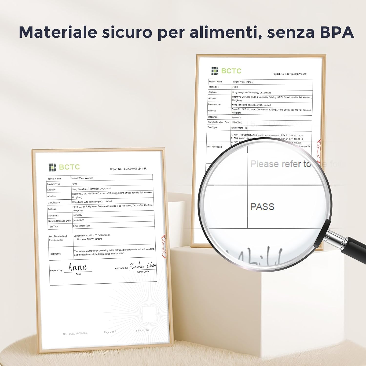 momcozy Scaldacqua Istantaneo 1685 ML con Doppia Luce - immagine 8