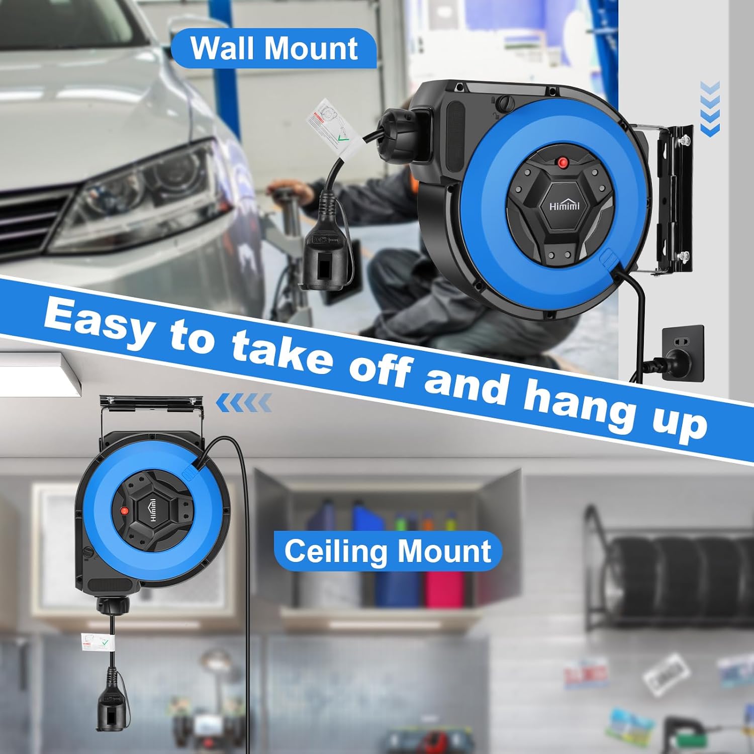 Avvolgicavo Elettrico Automatico 15m+2m IP44 - immagine 4