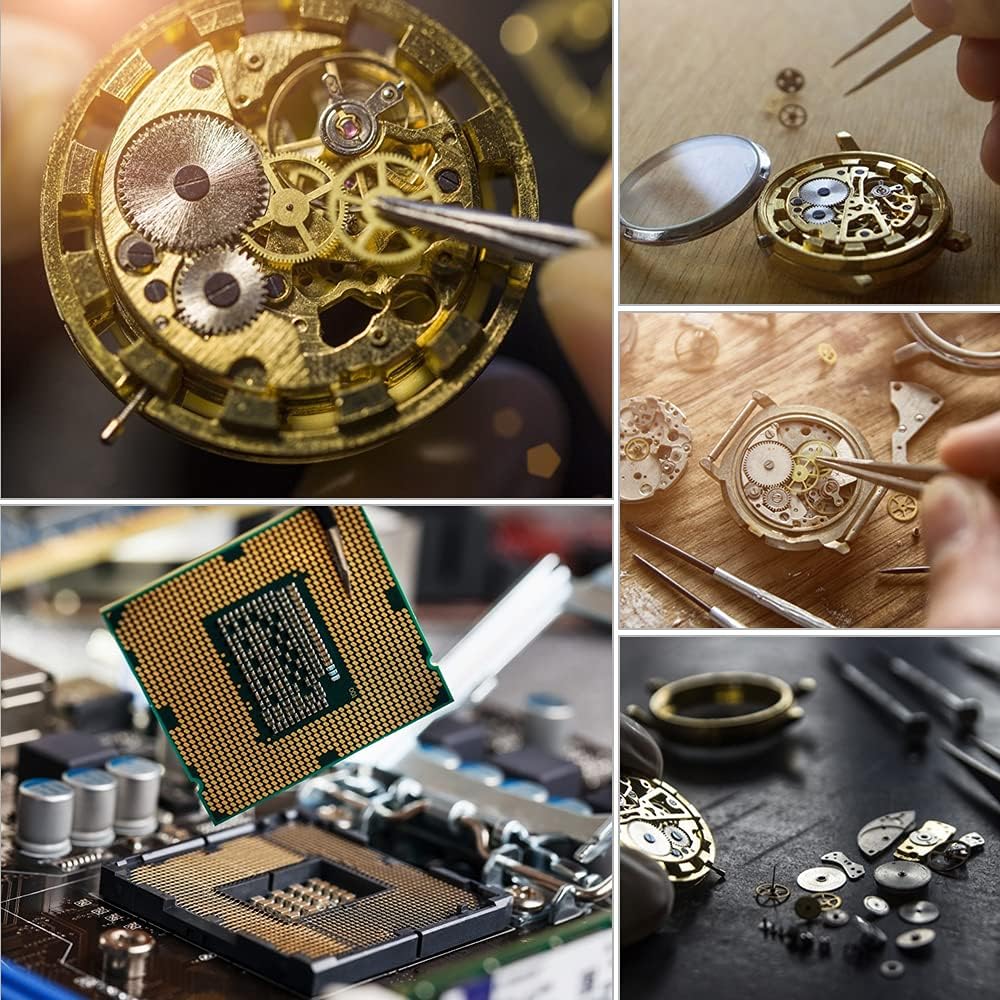 Ainiv Set Pinzette ESD di Precisione 11 Pezzi - immagine 7