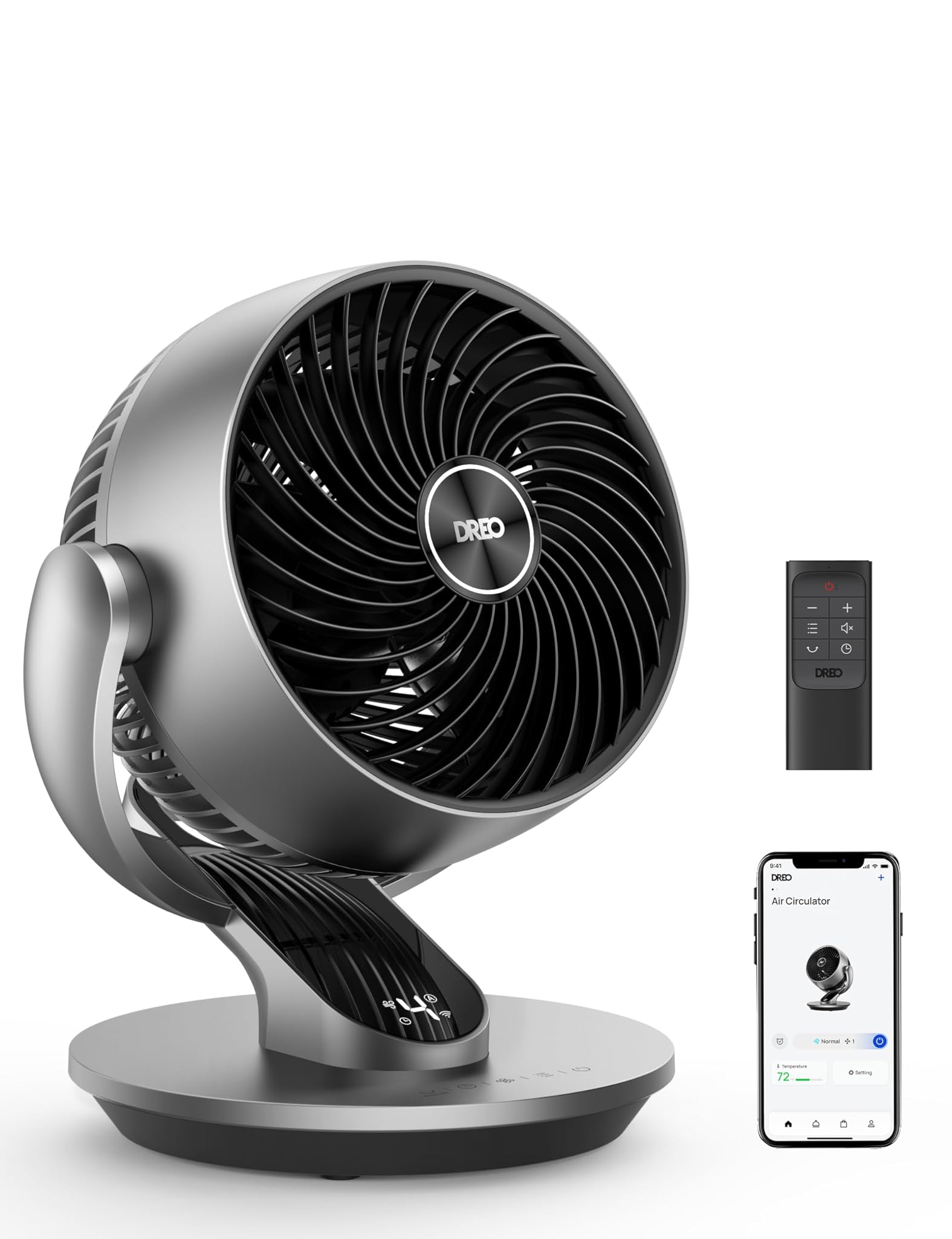 Dreo Ventilatore da Tavolo Intelligente 28dB Lynx S