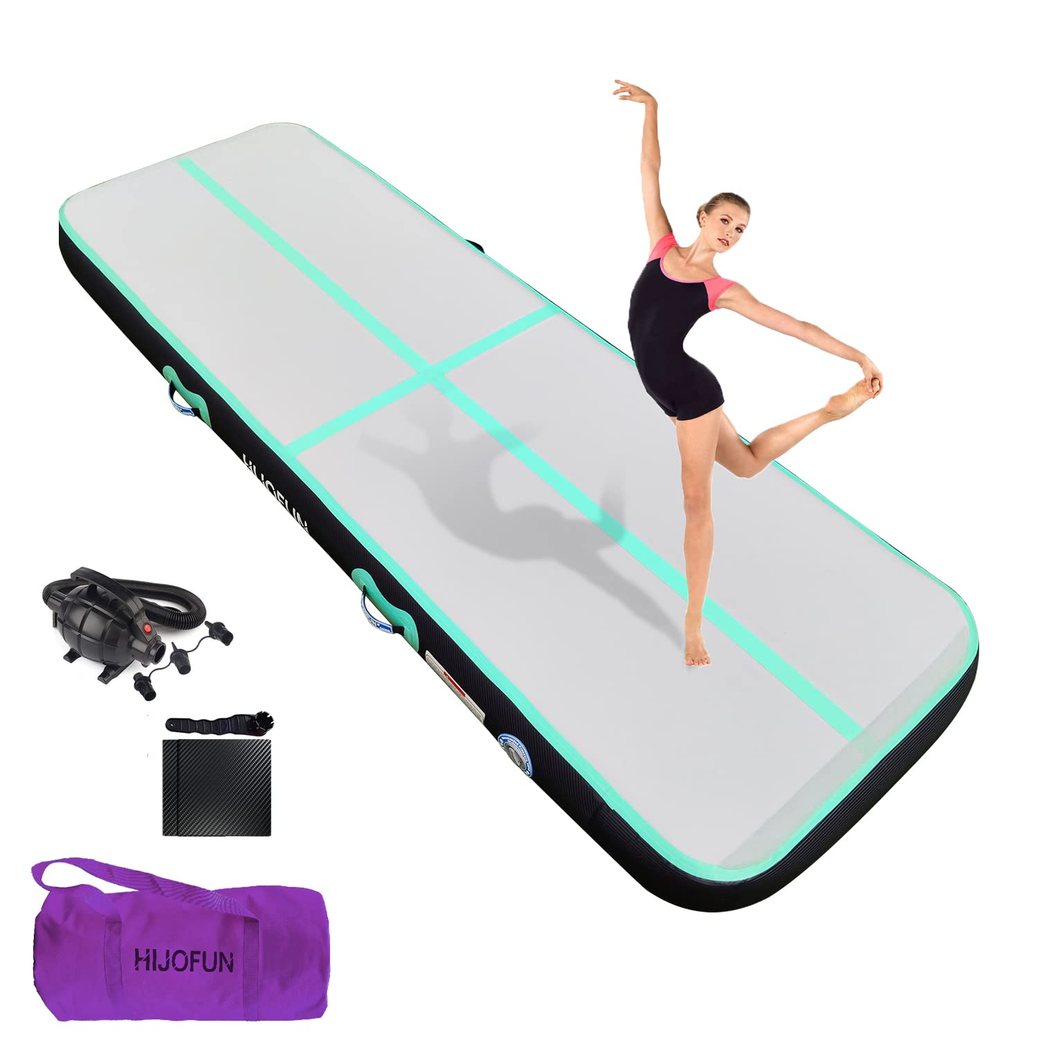 HIJOFUN TAekwondo Air Floor Track - Tappetino Gonfiabile