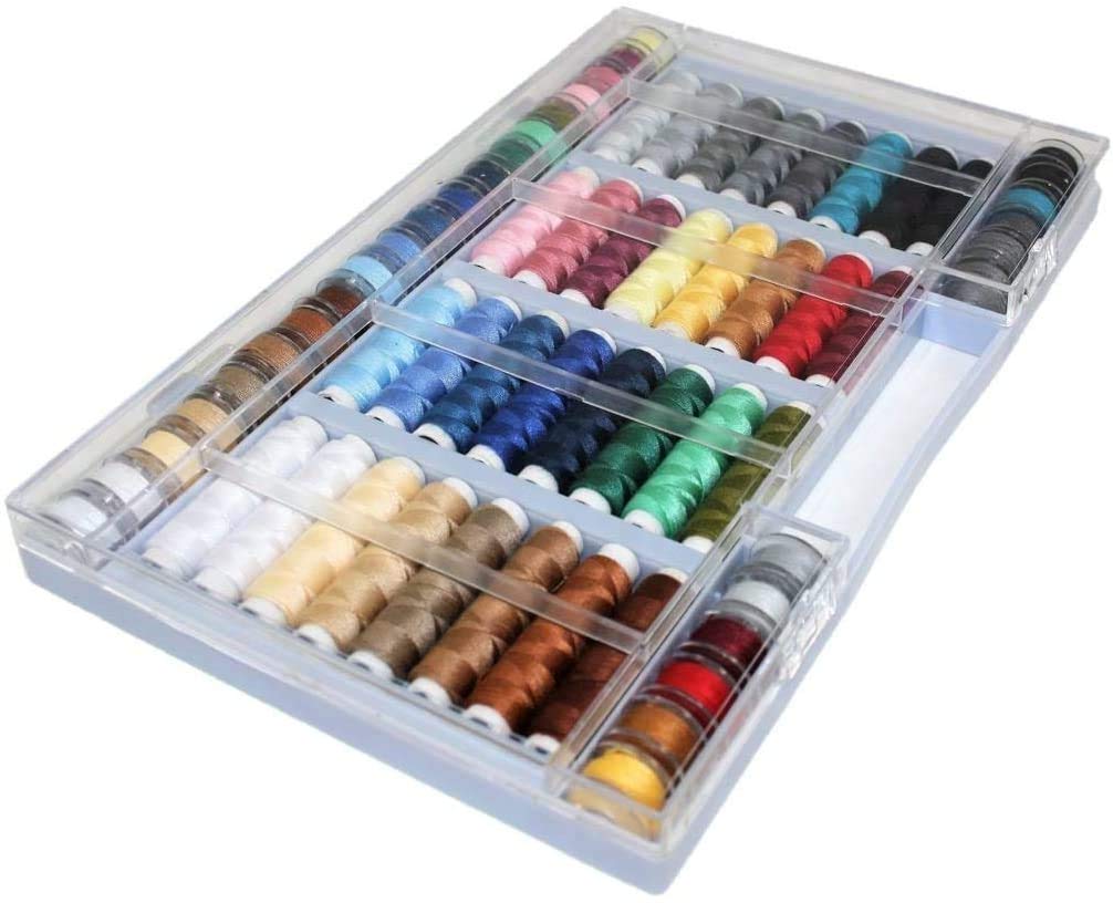 Alzetta Gamma per Cucire, 64 Rocchetti Filo Poliestere