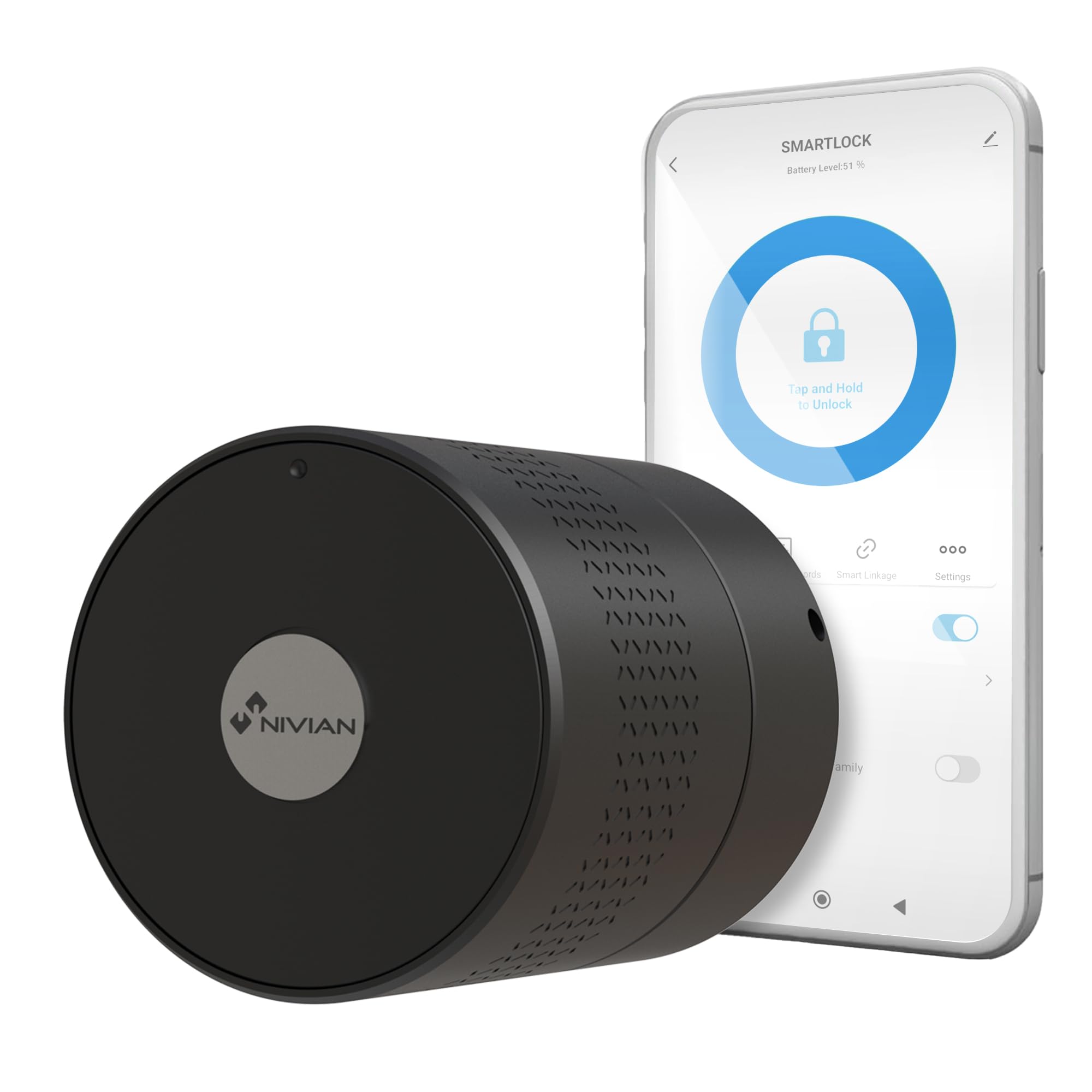 Nivian Serratura Smart Bluetooth con Accesso Remoto