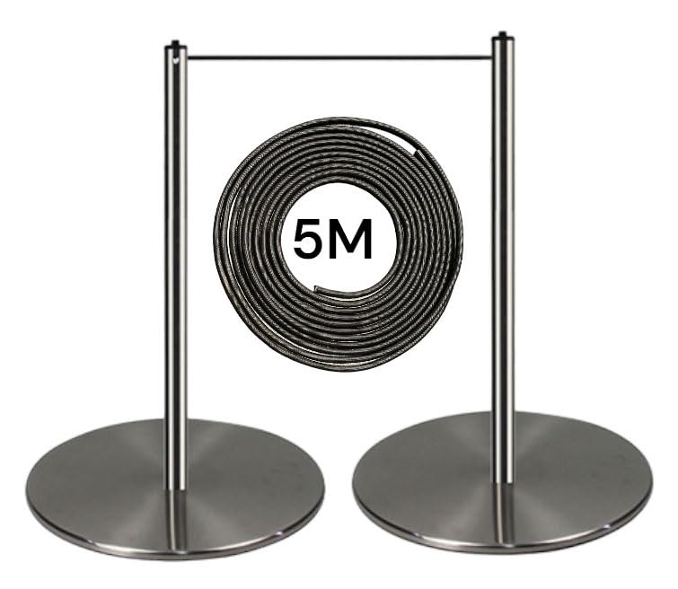 Flexibarrier Set 2 Barriere Museali con Cordino Elastico