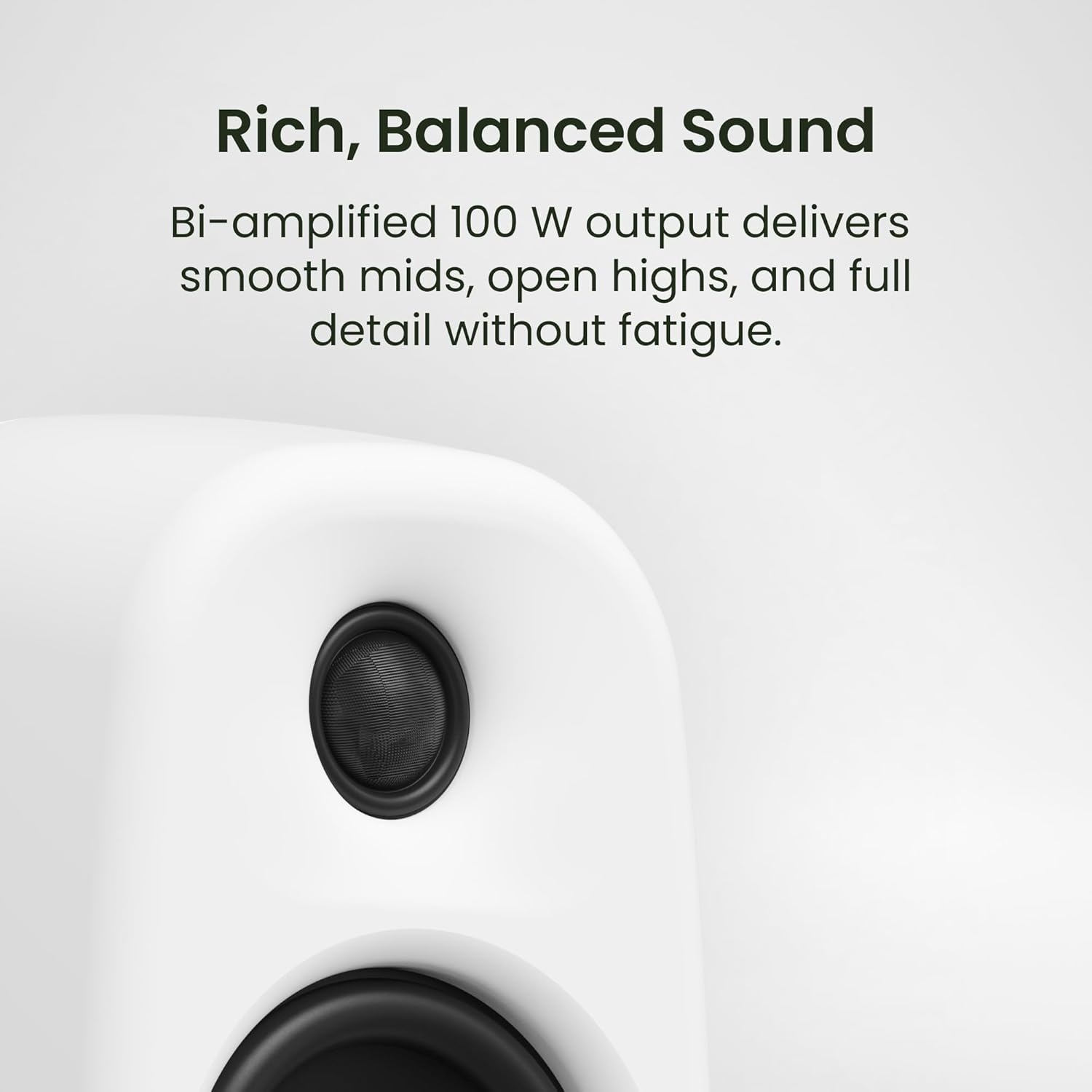 Kanto UKI - Speaker Desktop Attivi 100W con Bluetooth e USB-C - immagine 6