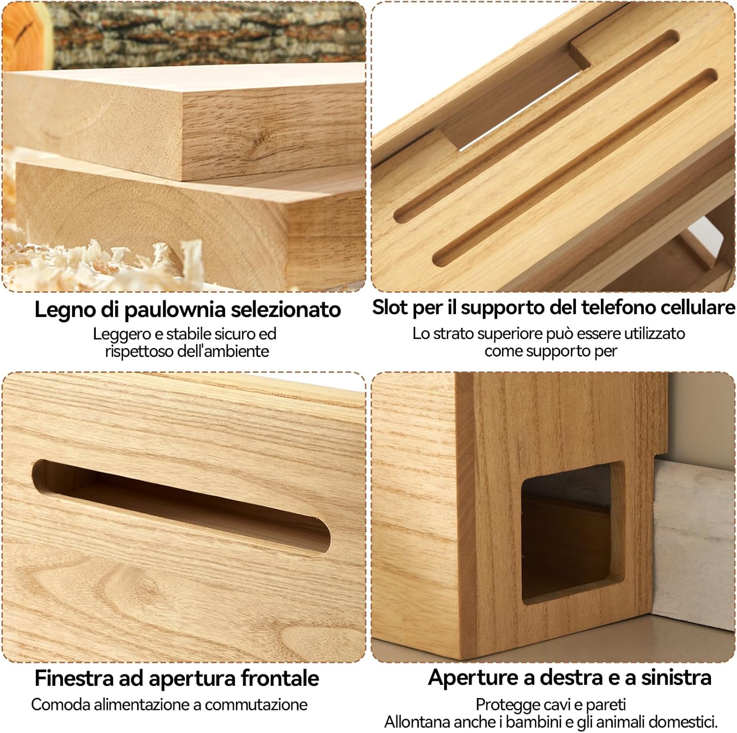 KIRIGEN Scatola di Immagazzinamento per Router Wifi - immagine 6