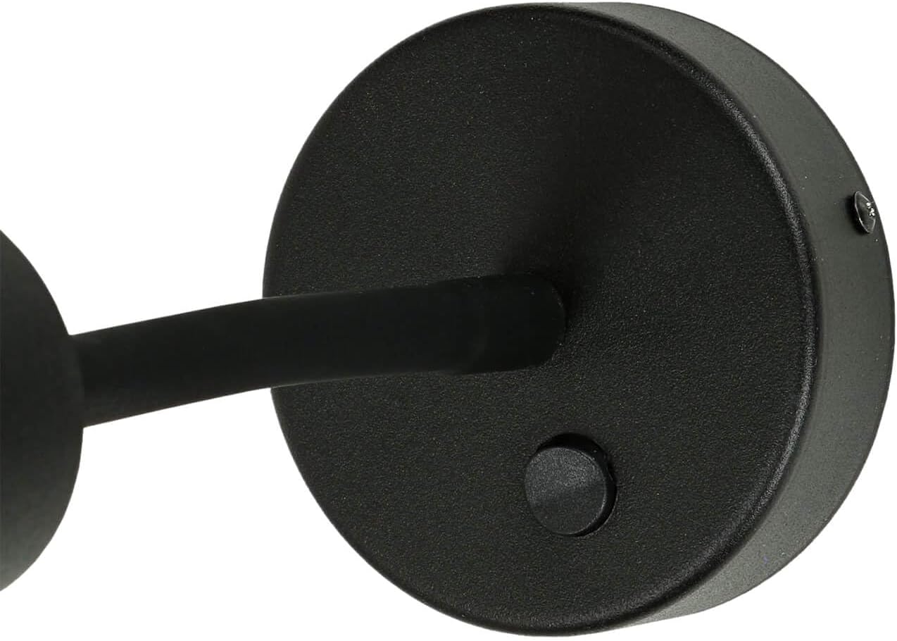 Lampada da Parete con Interruttore, Nero - immagine 4