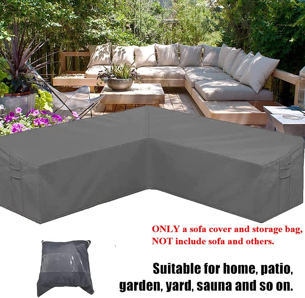 Skyour Copridivano Componibile a L Grigio - immagine 6