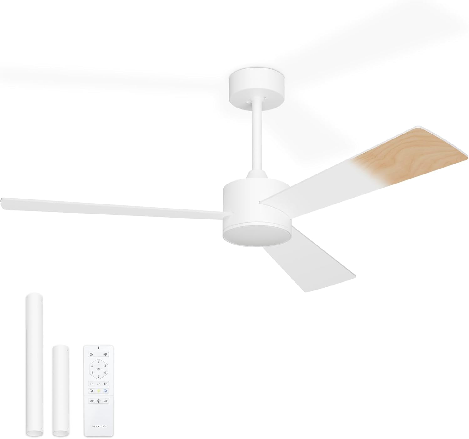 Noaton Ventilatore da Soffitto con Luce LED Ø132 cm