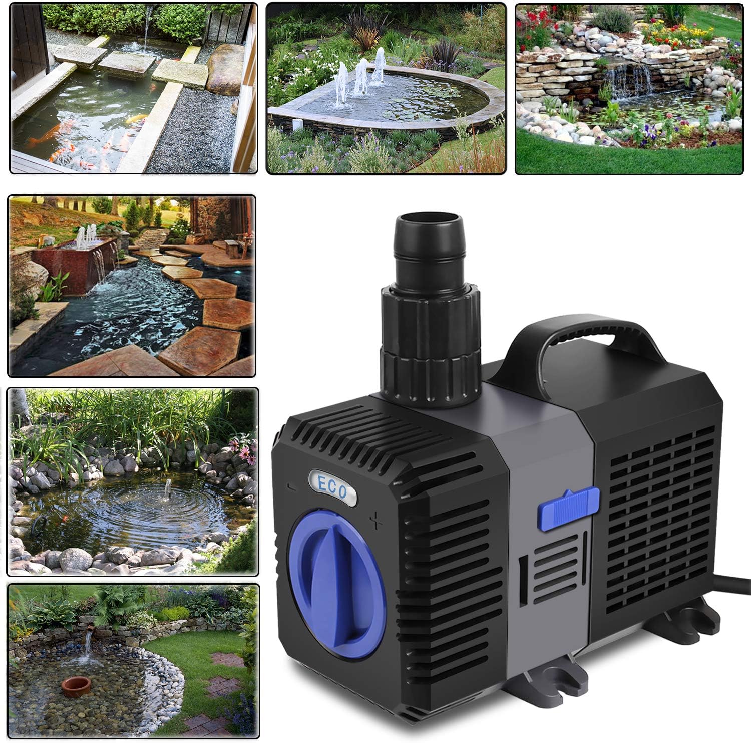 Forever Speed Super Eco - Pompa per Laghetti 3600l/h 20W - immagine 3