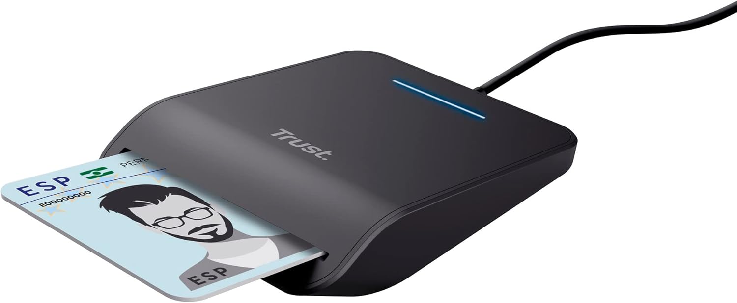 Trust Primo Lettore di Smart Card USB Plug & Play, Nero - immagine 7