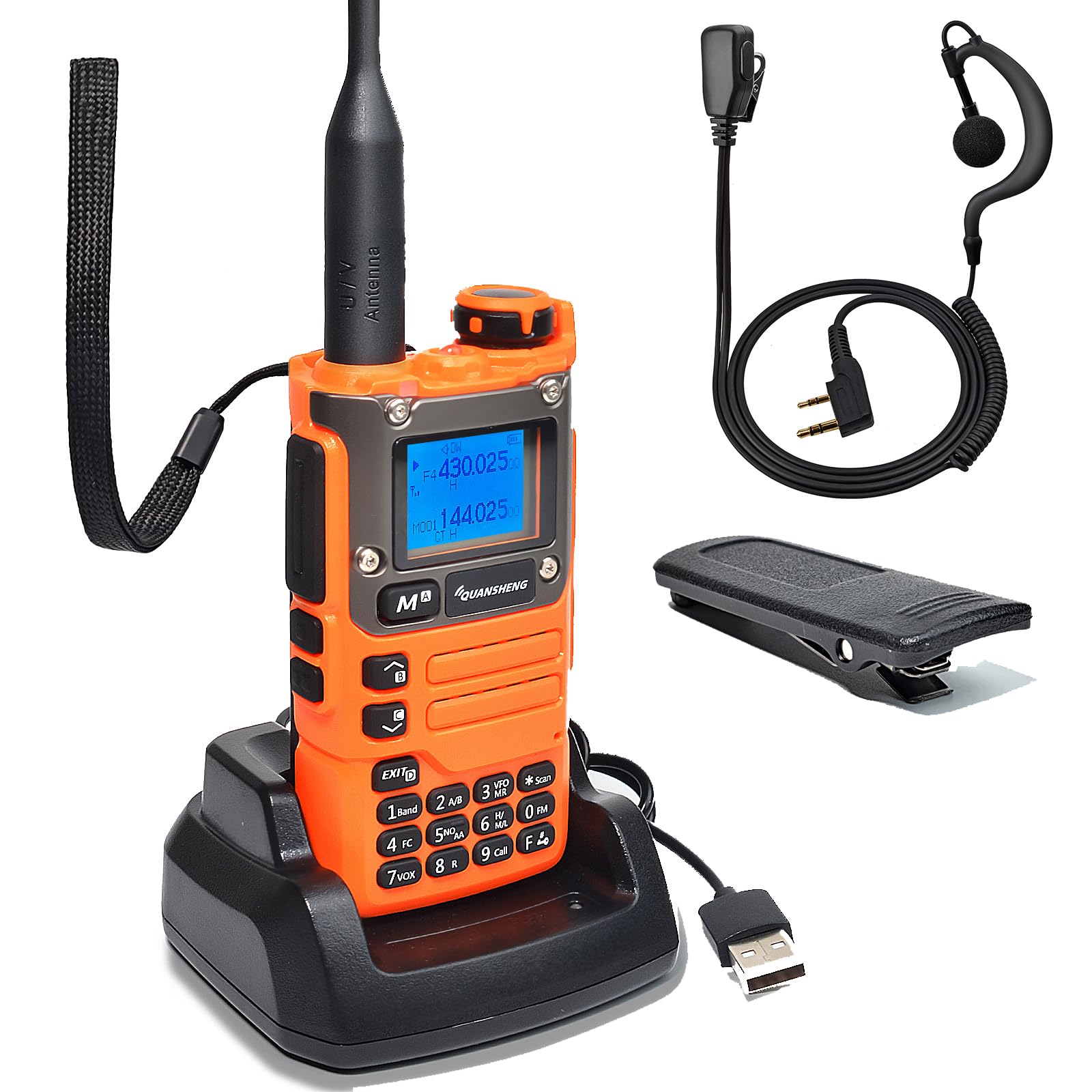 Quansheng UV-K5 (8) Walkie Talkie Portatile VHF UHF
