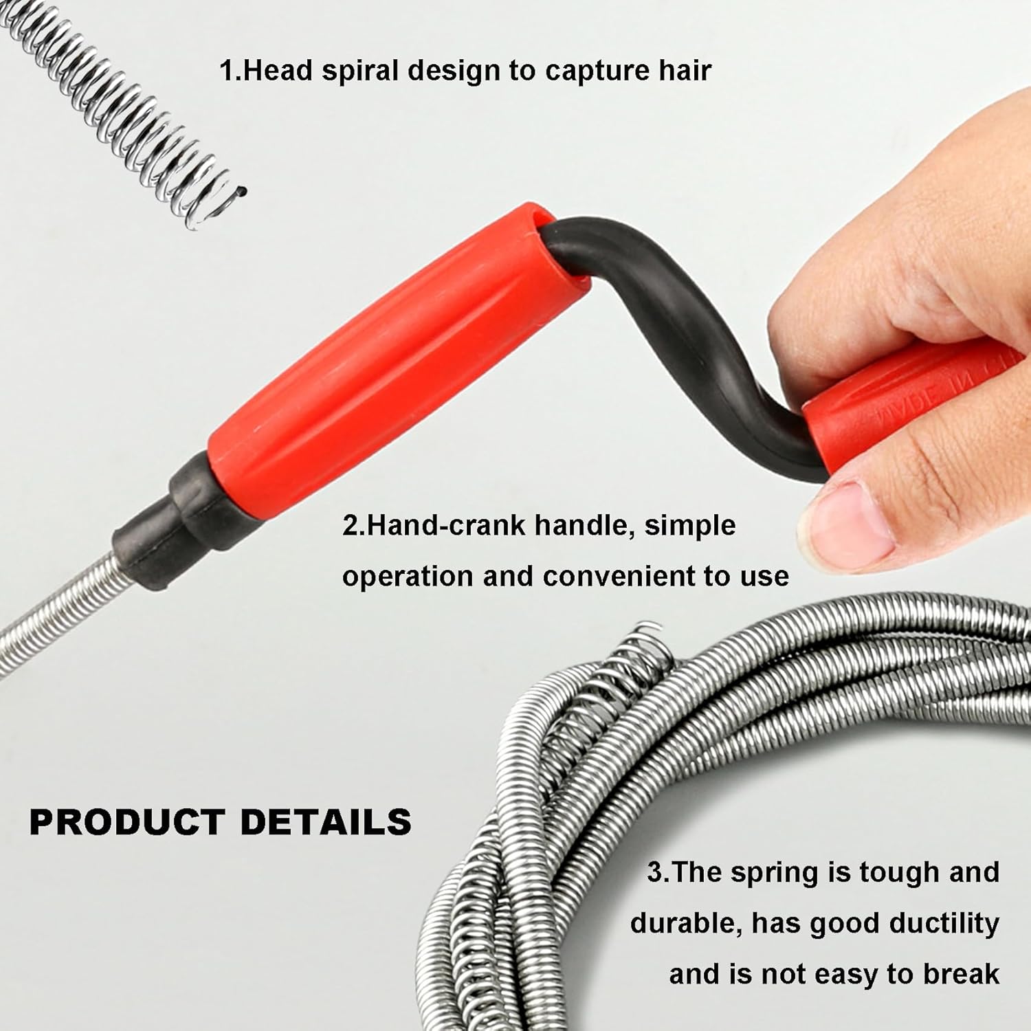 Sonda Sturatubi Professionale 5m x 9mm - immagine 3