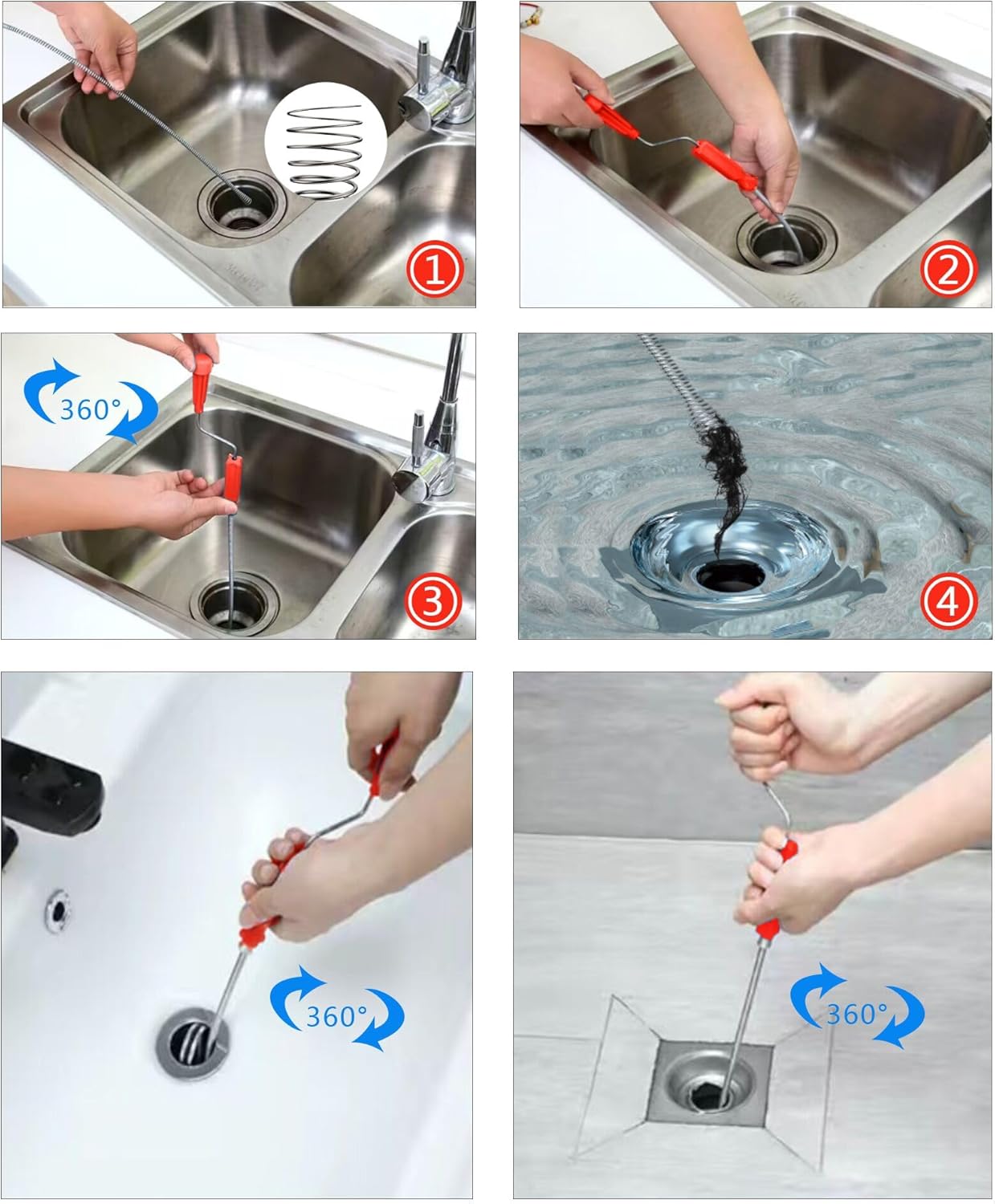 Sonda Sturatubi Professionale 5m x 9mm - immagine 6