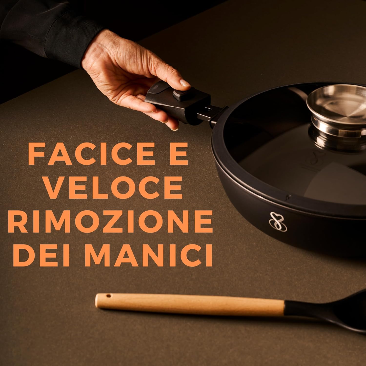 Stone&stone Padella 28cm Induzione Antiaderente - immagine 4