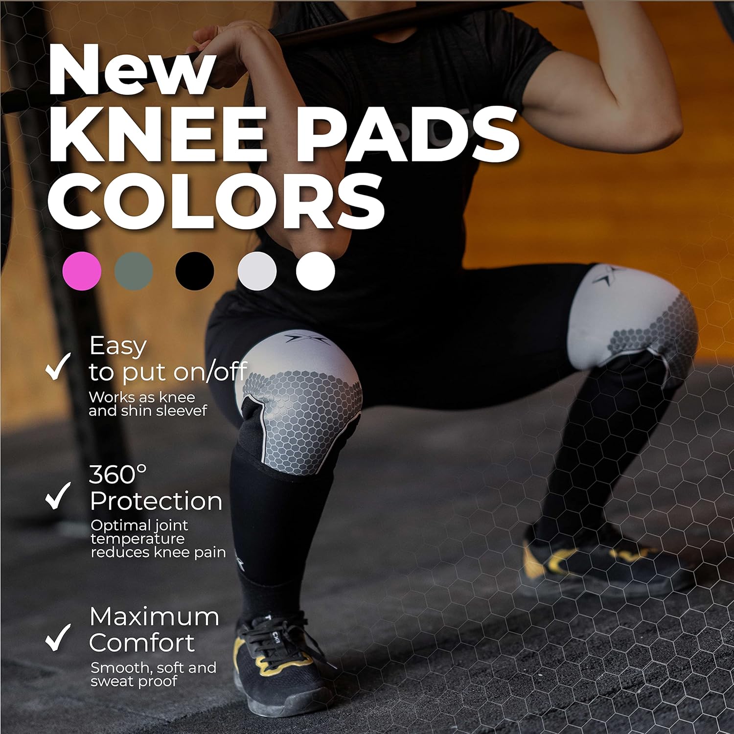 Picsil Ginocchiere Hex-Tech 7mm per Allenamento Funzionale - immagine 4