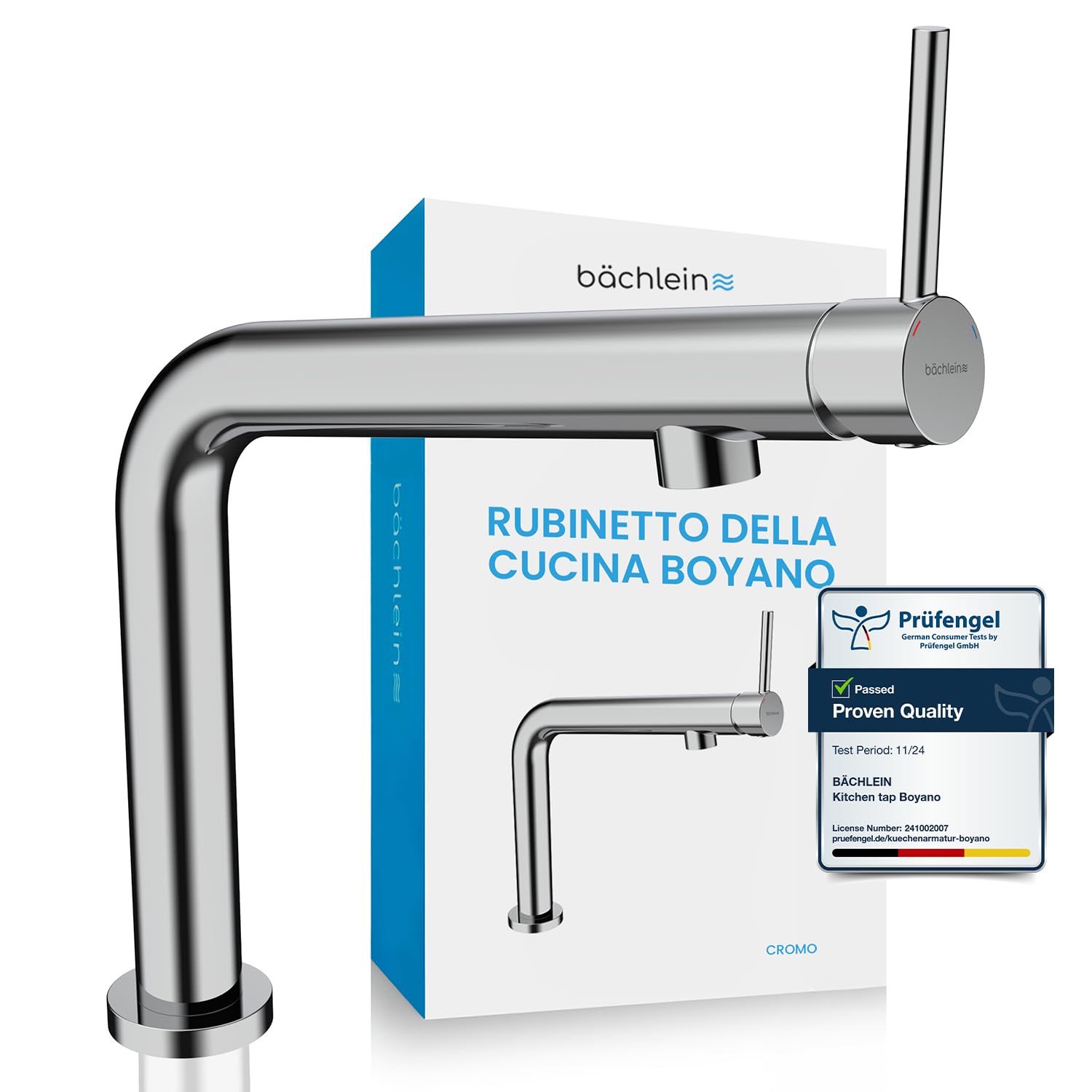 Bächlein Rubinetto da Cucina Boyano Cromato