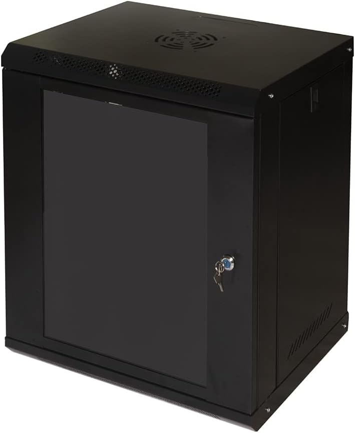 Link ARMADIO RACK 19" 9 Unità con Porta Vetro - immagine 1