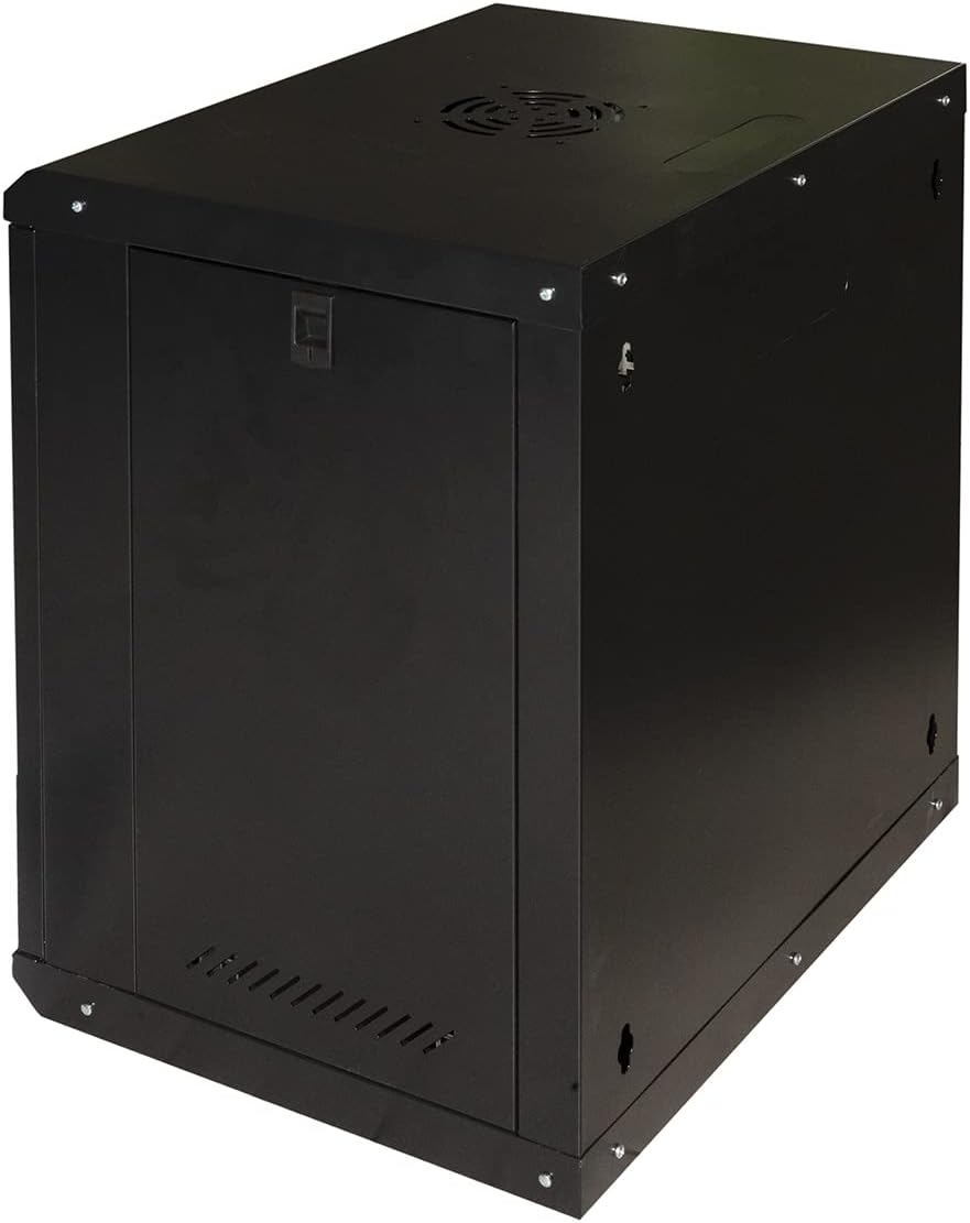 Link ARMADIO RACK 19" 9 Unità con Porta Vetro - immagine 2