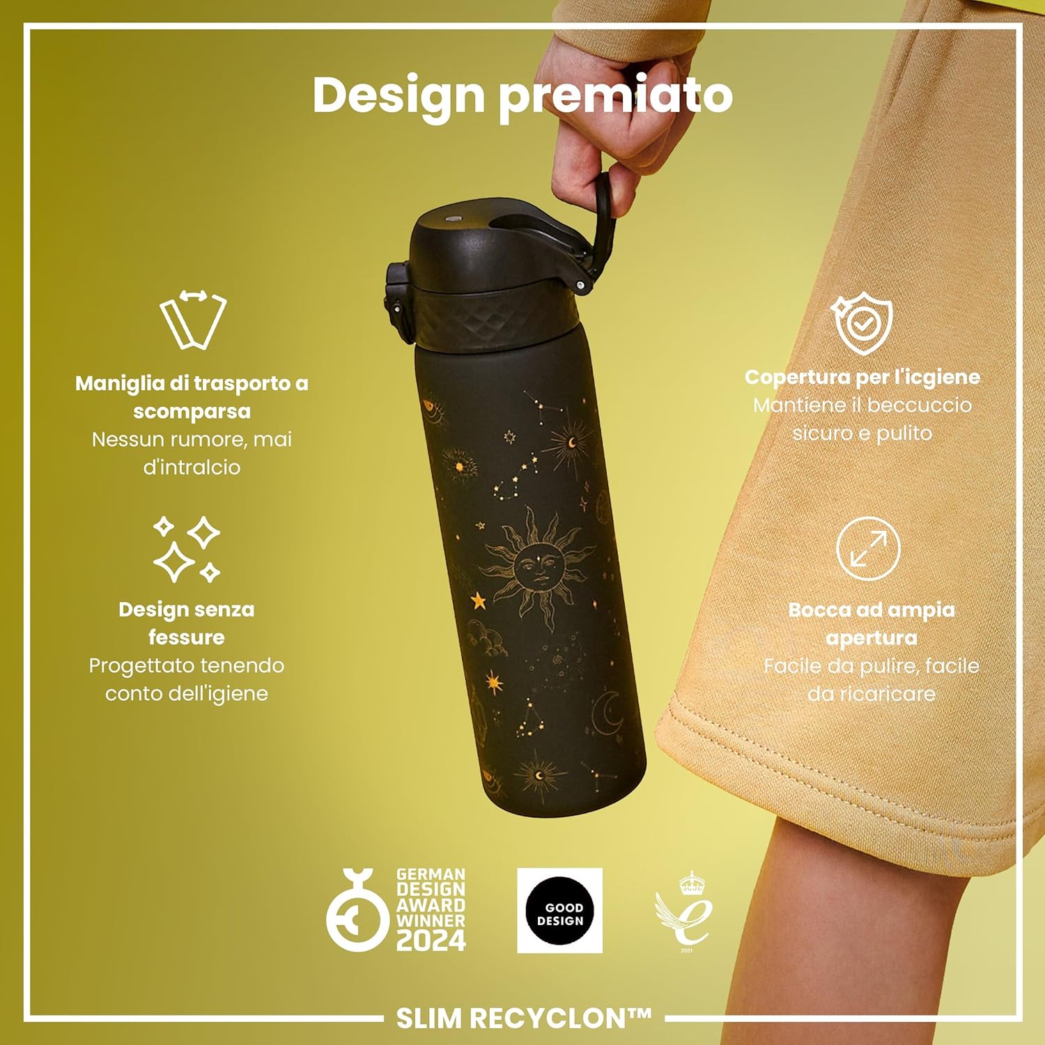 Ion8 Borraccia a Prova di Perdite 500ml - Universo Celeste - immagine 6