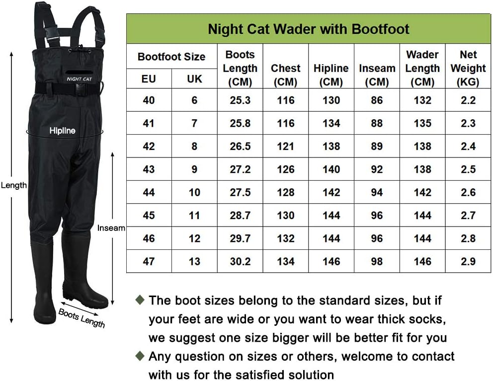 Night Cat Trampolieri da Pesca con Stivali Impermeabili - immagine 6