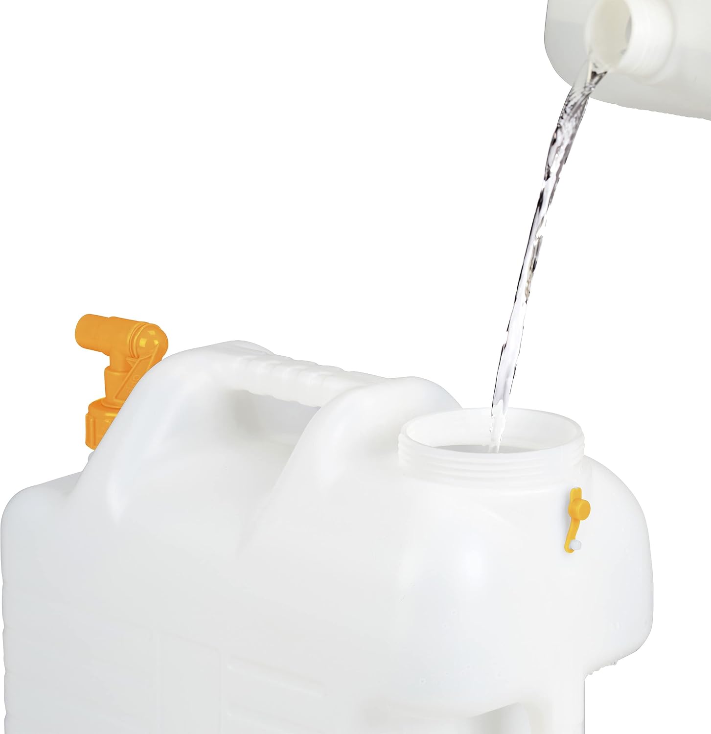 Relaxdays Tanica con Rubinetto 25 Litri, Bianco Arancione - immagine 6