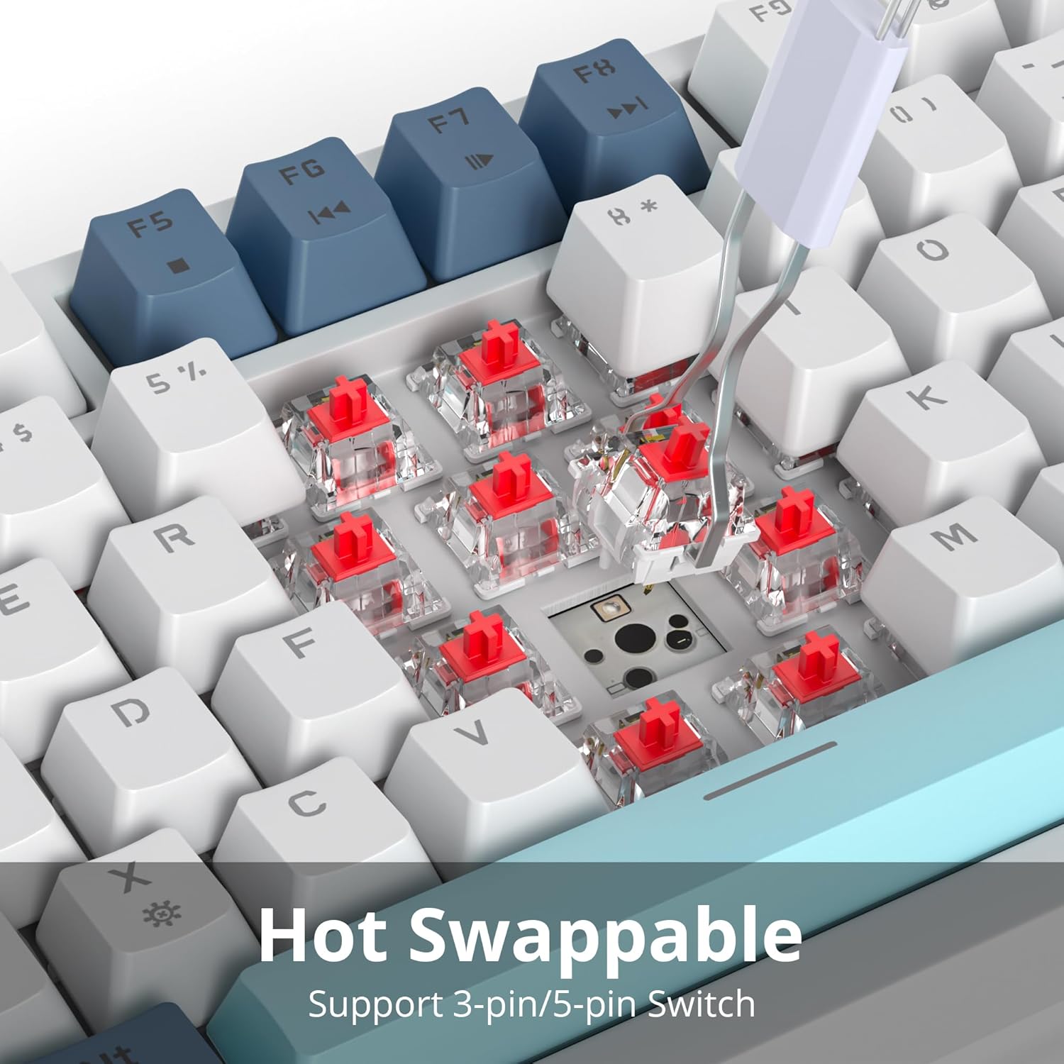 Solidee Tastiera gaming meccanica 75% RGB - immagine 3