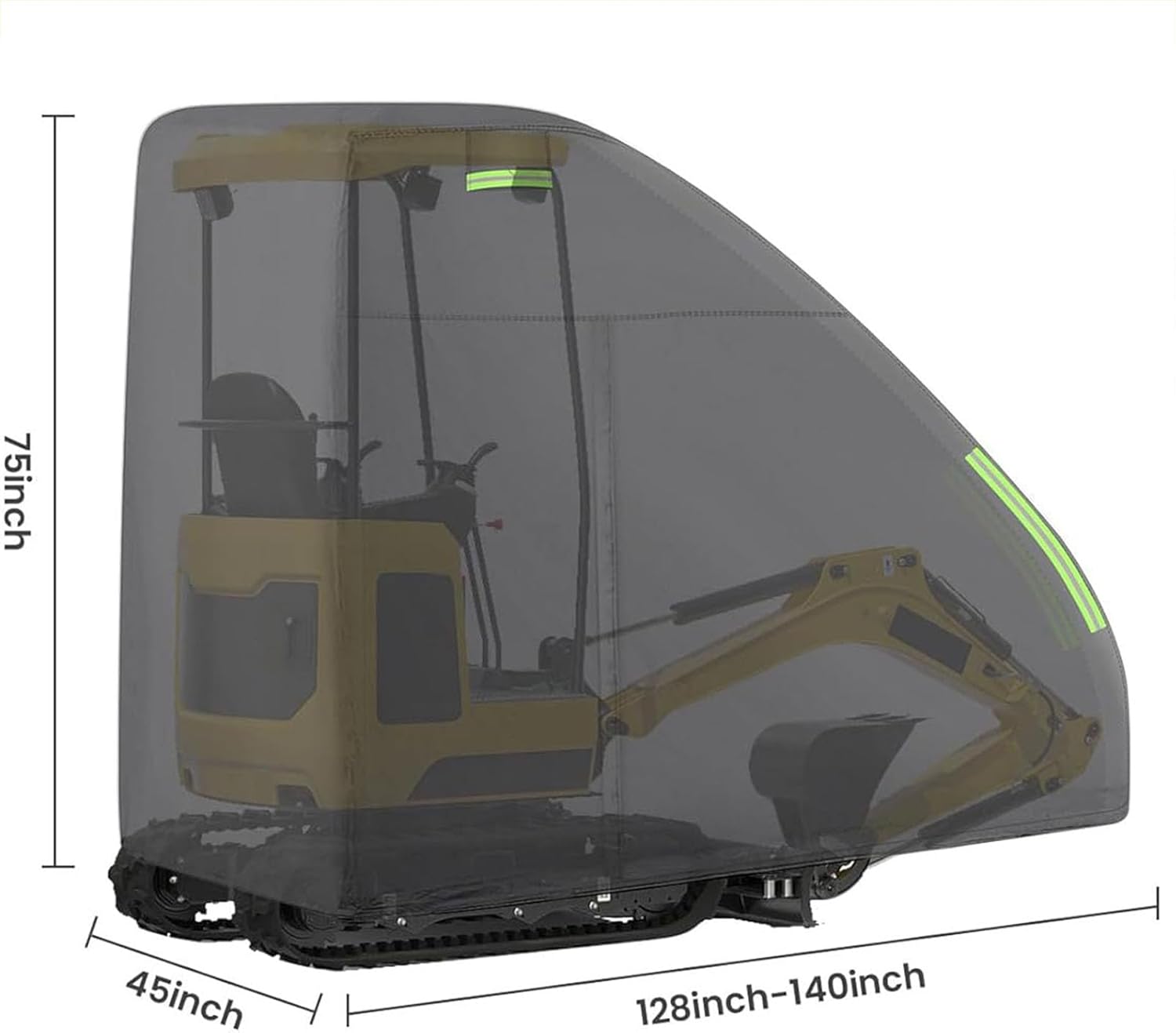 Jiawu Mini Coperchio di Scavatore per Bobcat E32 E20 E10 - immagine 5