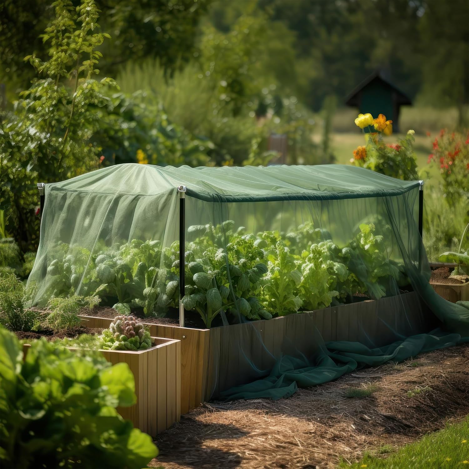 Zanzariera Verde 3x15 Metri a Maglia Fine - immagine 5