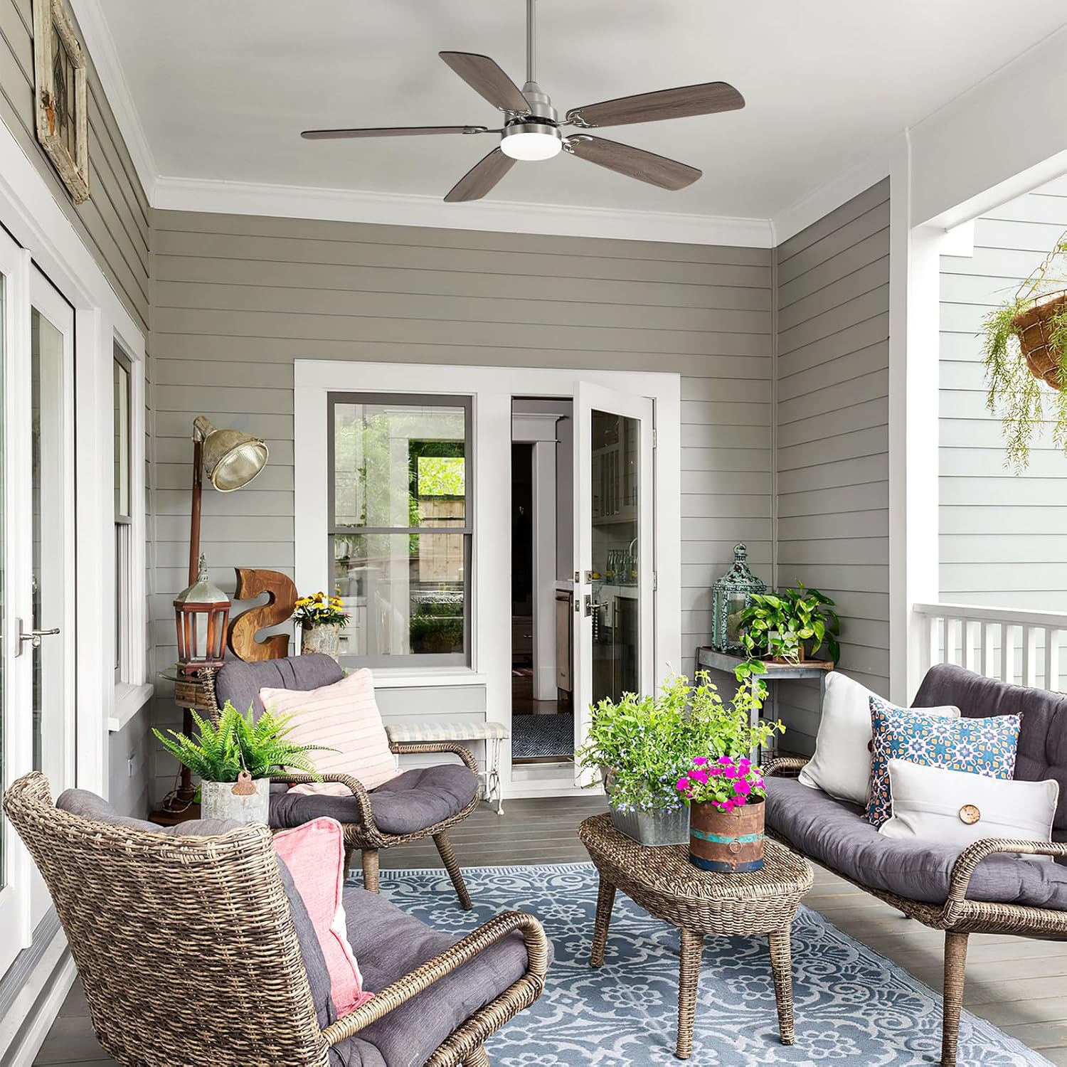 Sofucor Ventilatore da Soffitto con Luce LED 132cm - immagine 9