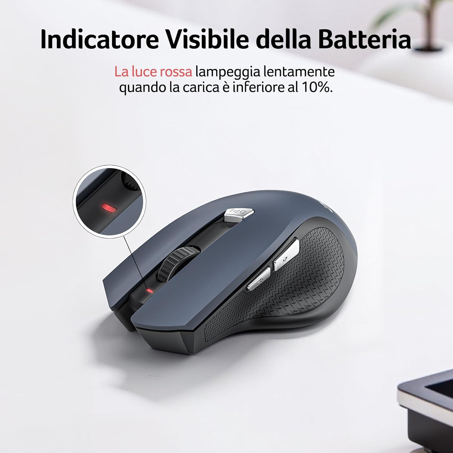 Acer Mouse Wireless Ergonomico 2.4 GHz - immagine 3