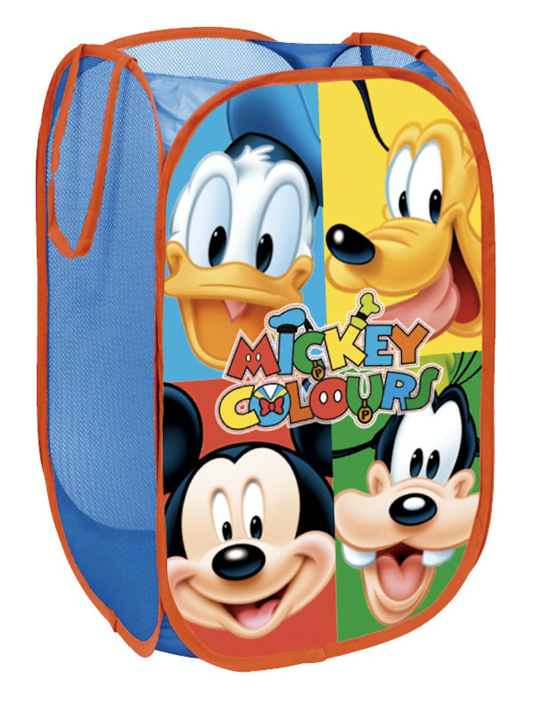 Superdiver Cesto Pieghevole Disney Mickey Mouse 36x36x58 cm