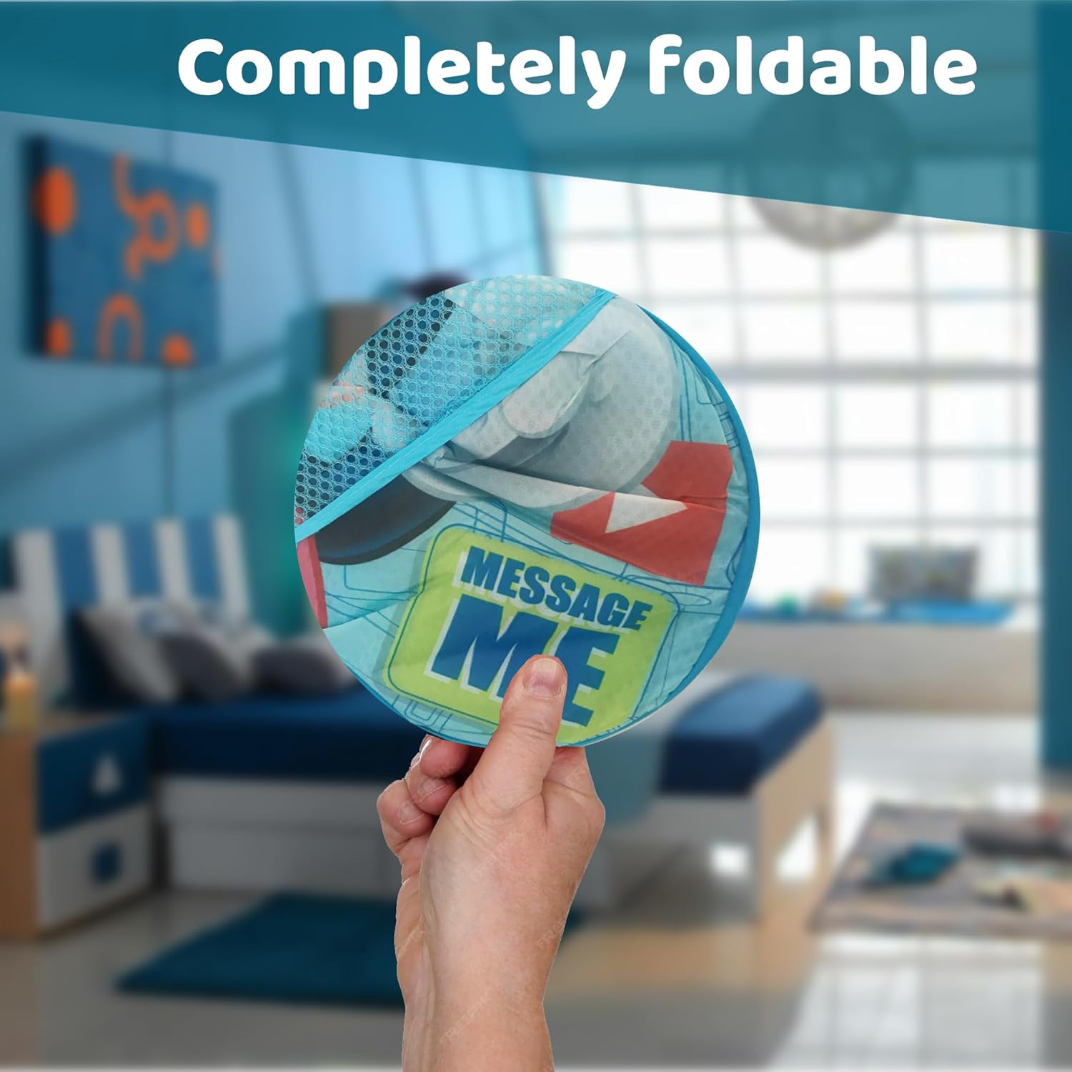 Superdiver Cesto Pieghevole Disney Mickey Mouse 36x36x58 cm - immagine 3