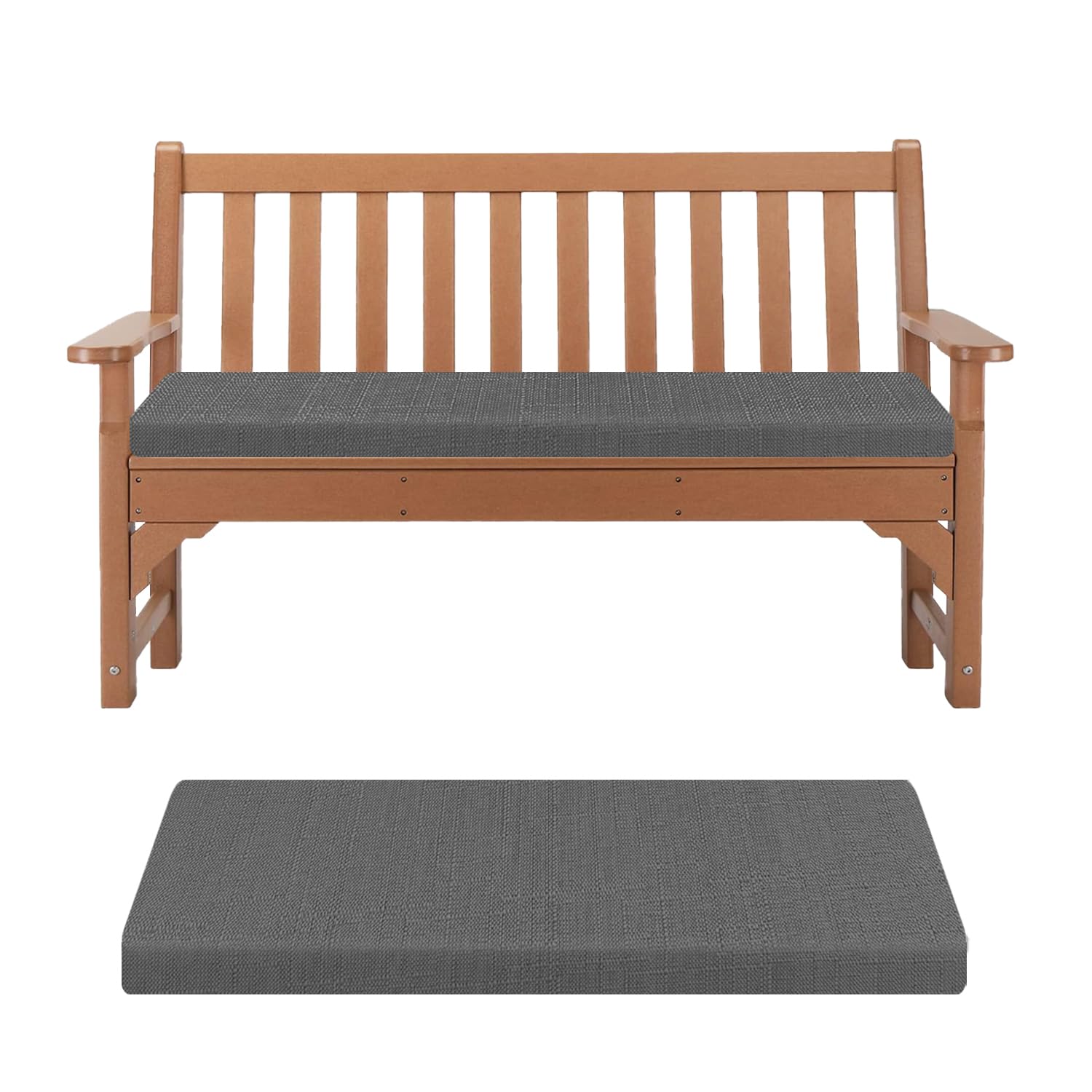 Kimgull Cuscino per Panca da Giardino Antiscivolo