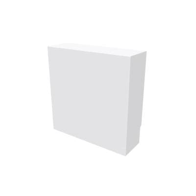 Copertura di sicurezza in acciaio bianco (taglia 1)