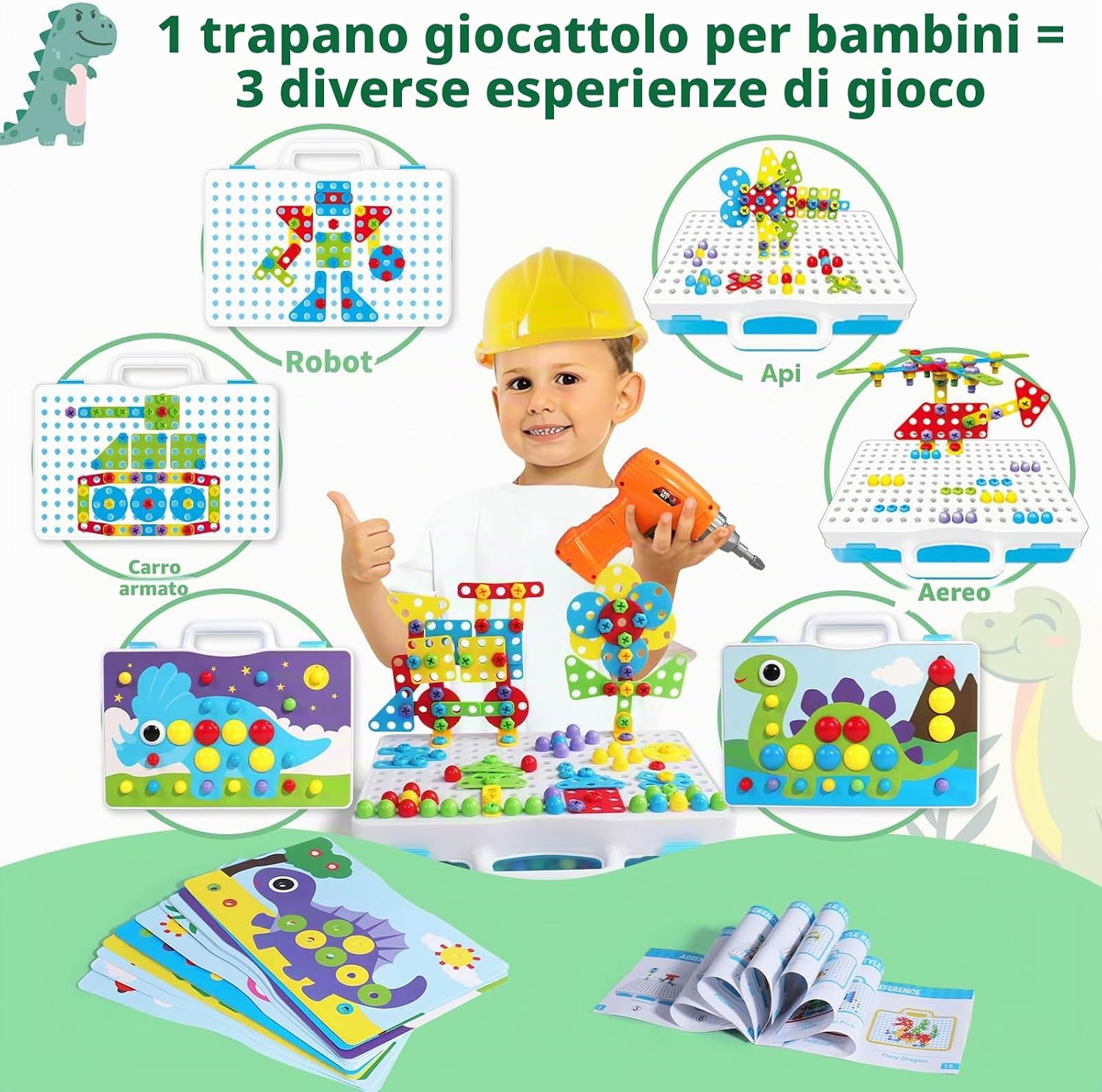Banco da Lavoro Bambini con Trapano e Cassetta Attrezzi | yp Toys ...