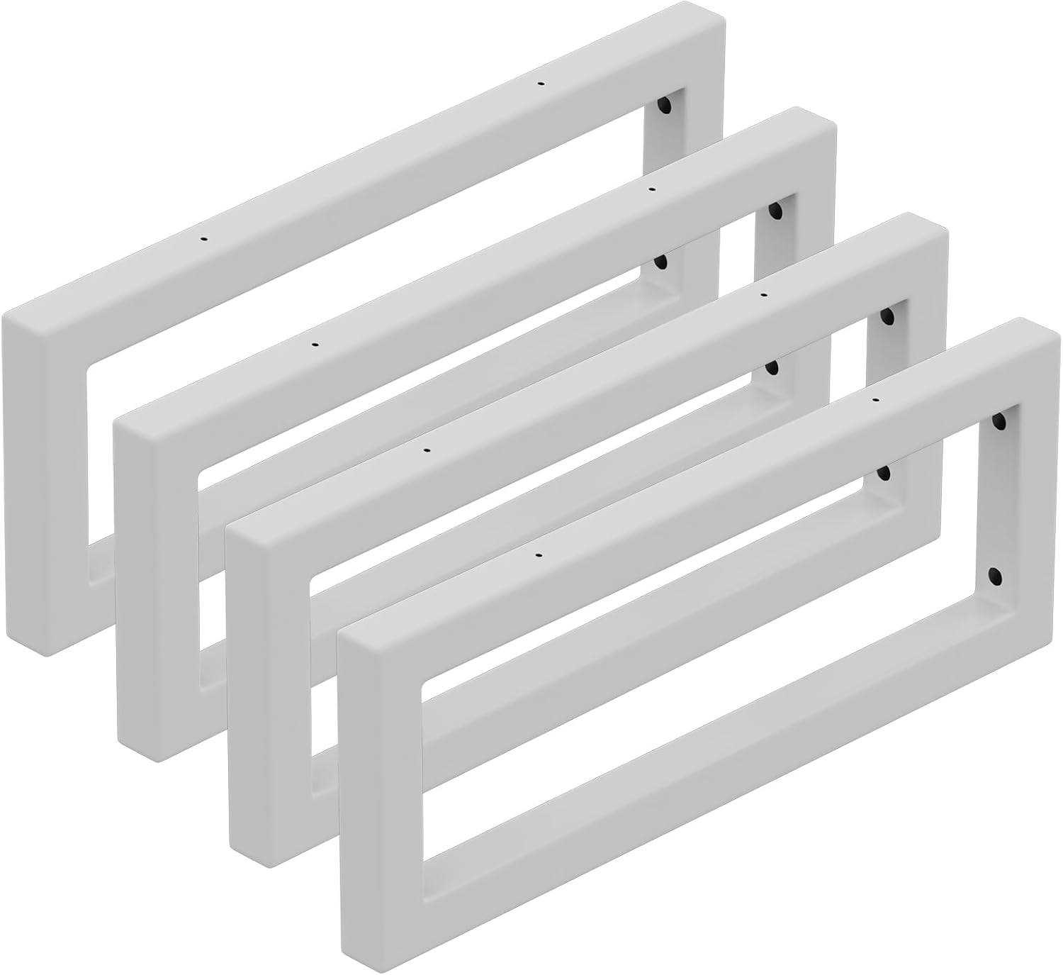 Jyiuog Supporto per Lavabo a Parete in Metallo, Bianco