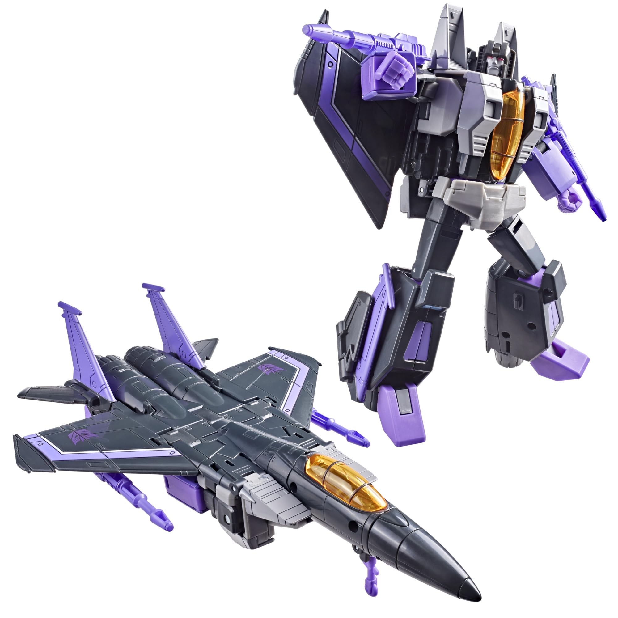 Transformers Studio Series Voyager Class, action figure convertibile di Skywarp da 16,5 cm, The The Movie, giochi dagli 8 anni in su