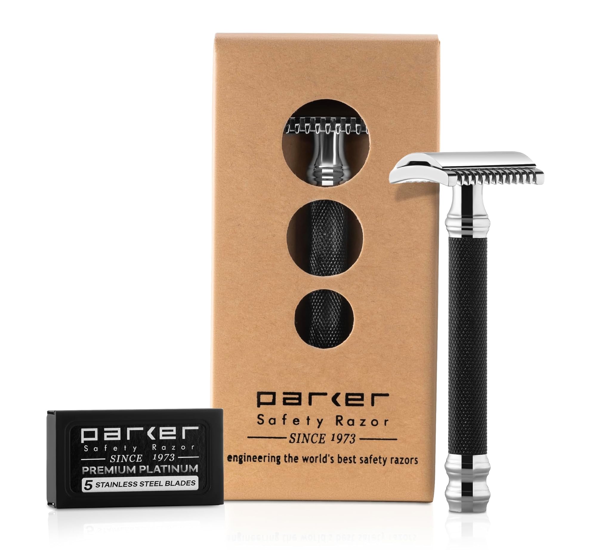 Parker Rasoio di Sicurezza - 100 gr | Parker Safety Razor | Velz