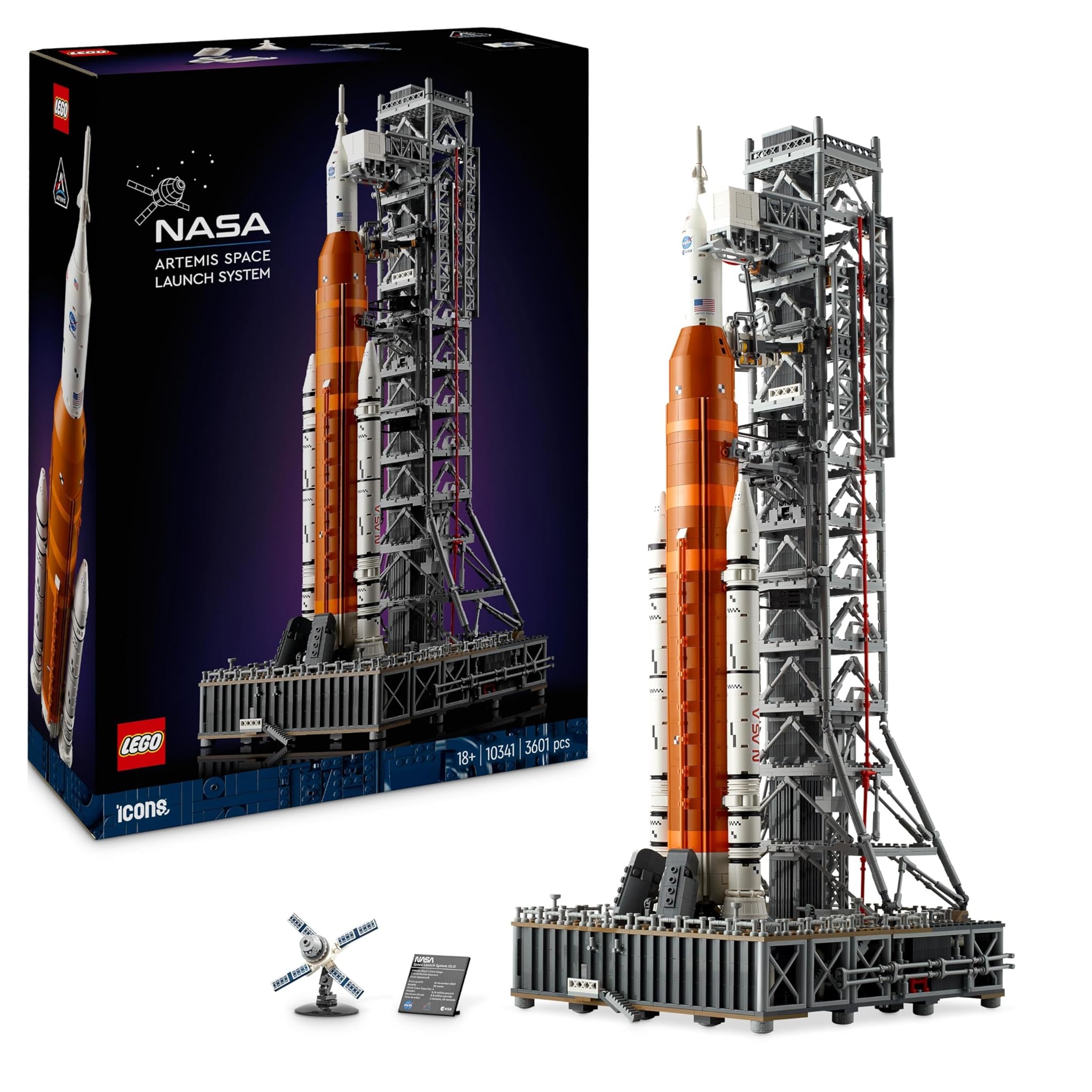 Lego Icons Sistema di Lancio Spaziale NASA Artemis