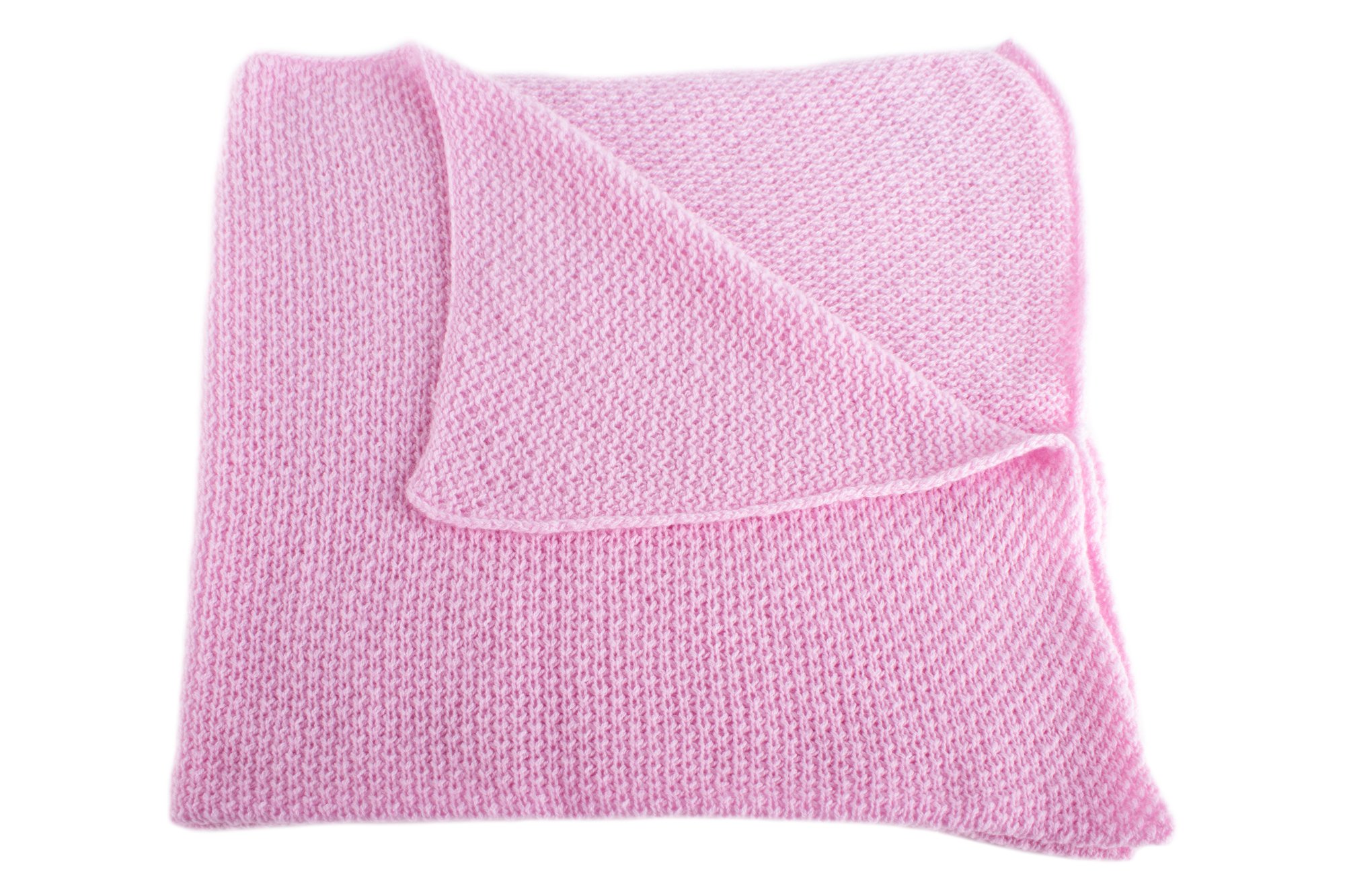 Love Cashmere Coperta da Bambino 100% Cashmere, Rosa