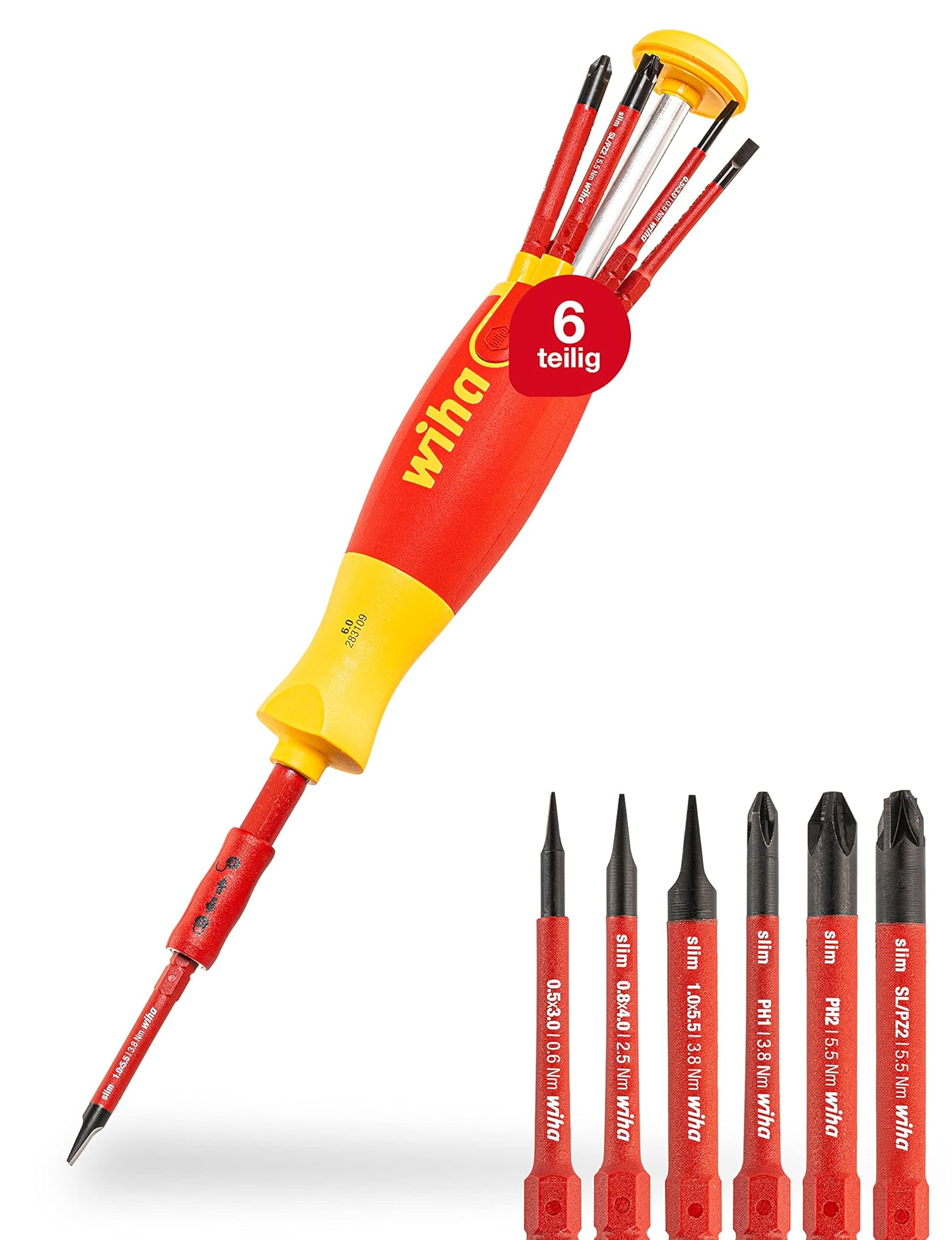 Wiha 38611 - Destornillador con caricatore LiftUp electric