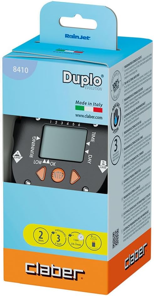 Claber 8410 Aquadue Duplo Evolution - immagine 3