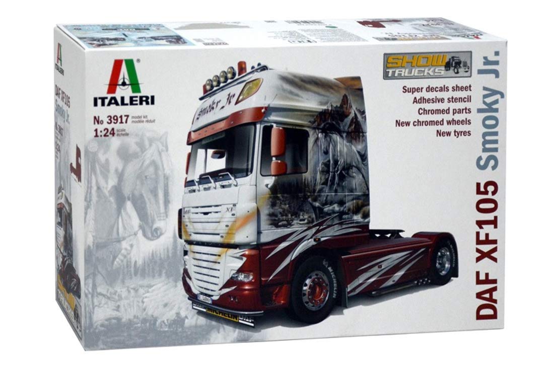 Italeri 3917 - Daf Xf105 "Smoky Jr" Showtrucks Model Kit Scala 1:24