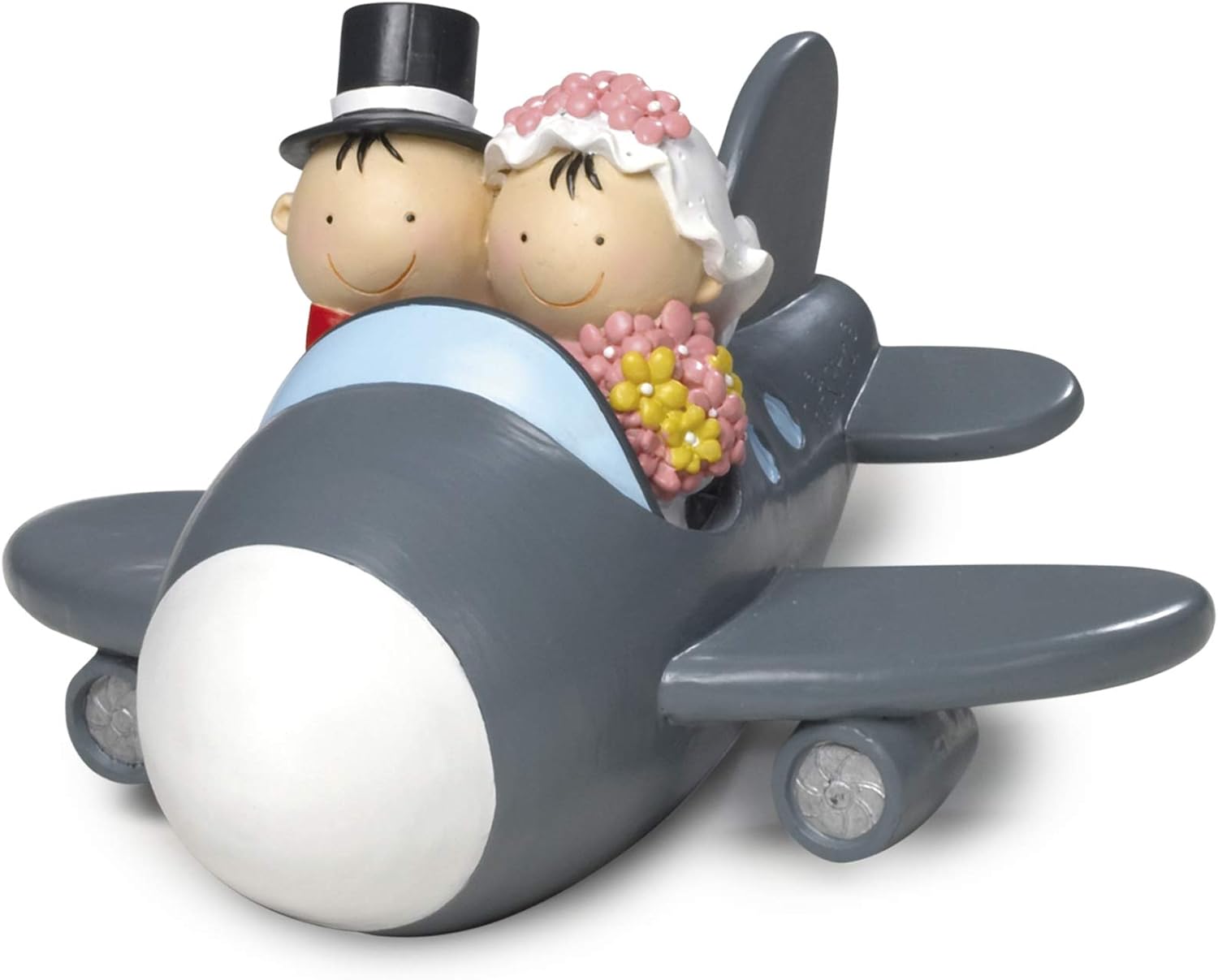 Decorazioni Torta Nuziale Sposi Aereo Cake Topper Wedding - immagine 1